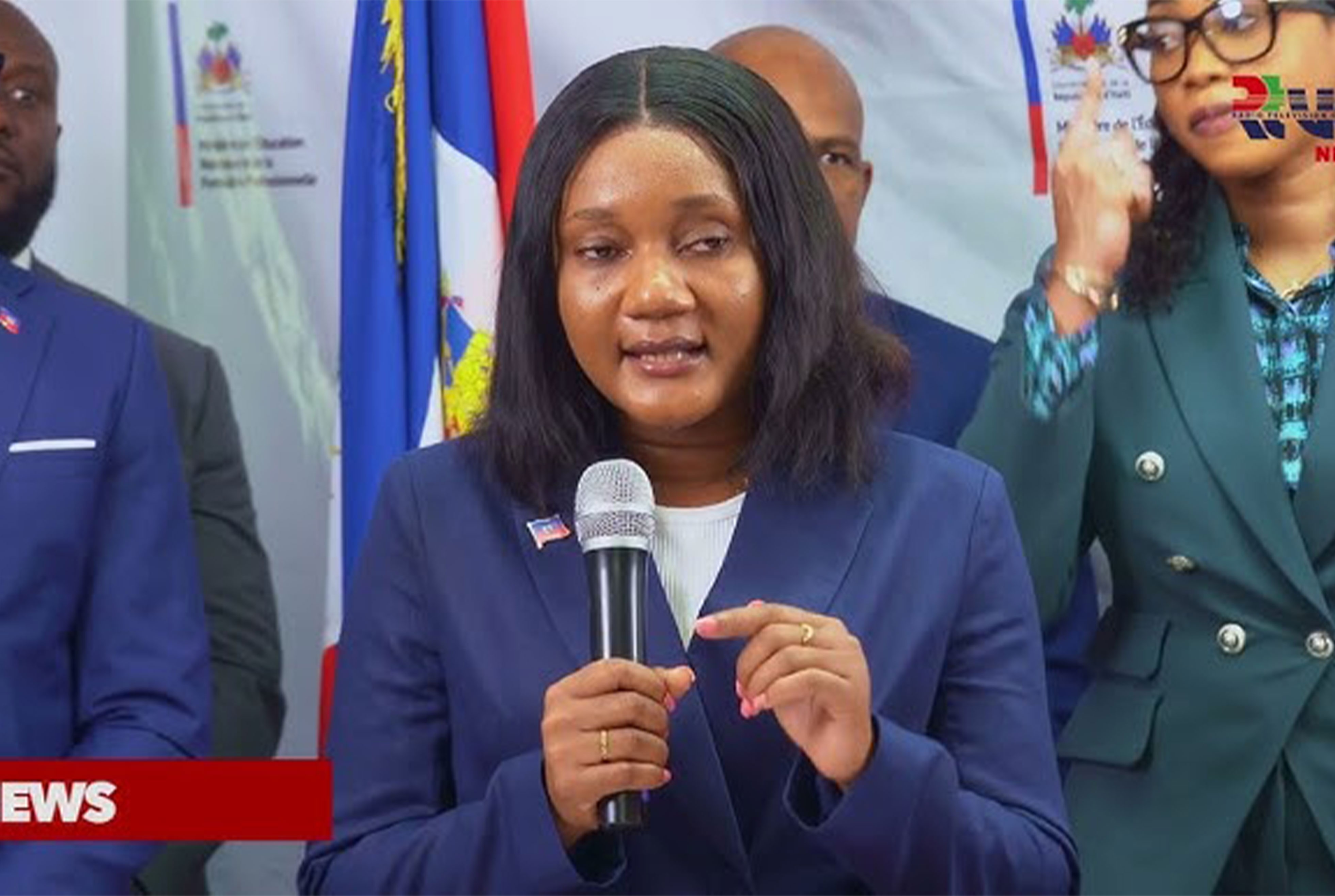 Jefnie Toussaint  installée  comme nouvelle Directrice générale du FNE
