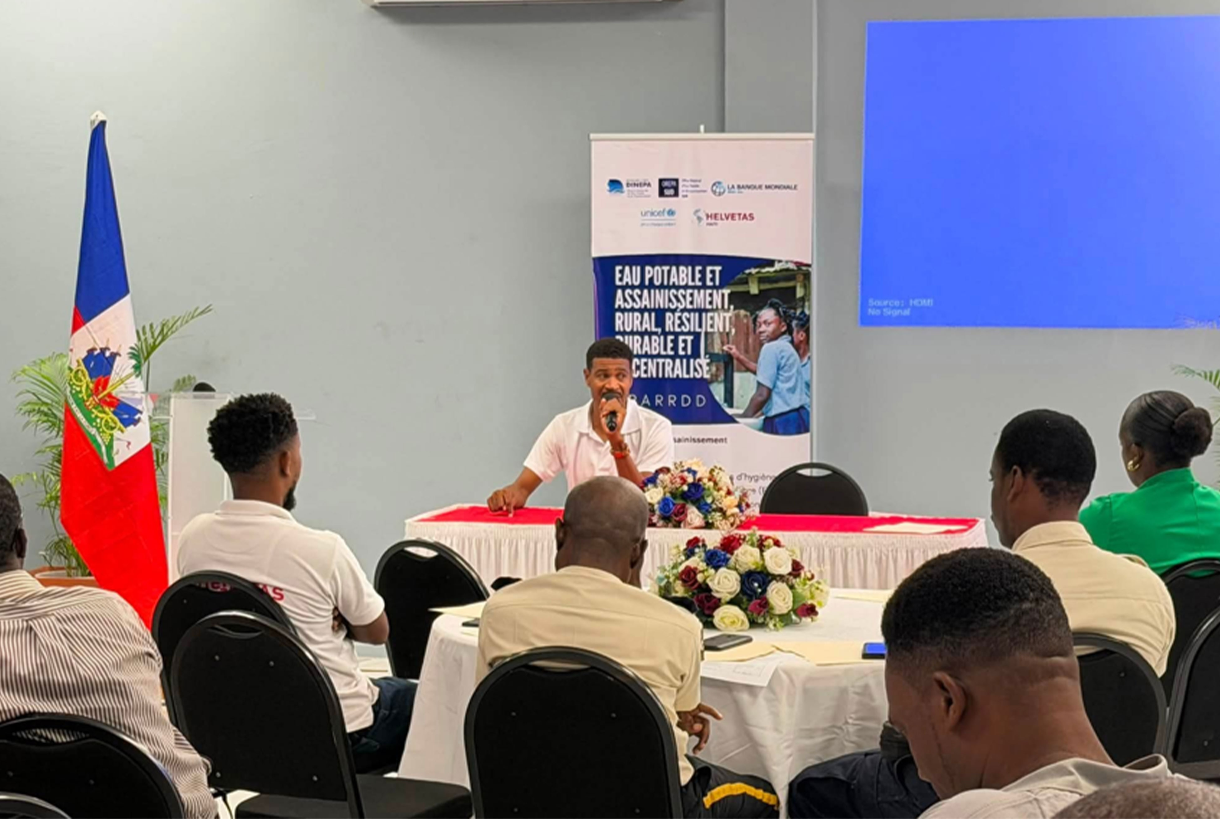 Cayes: Helvetas Haïti lance un programme pour renforcer l’accès à l’eau et à l’assainissement en milieu rural