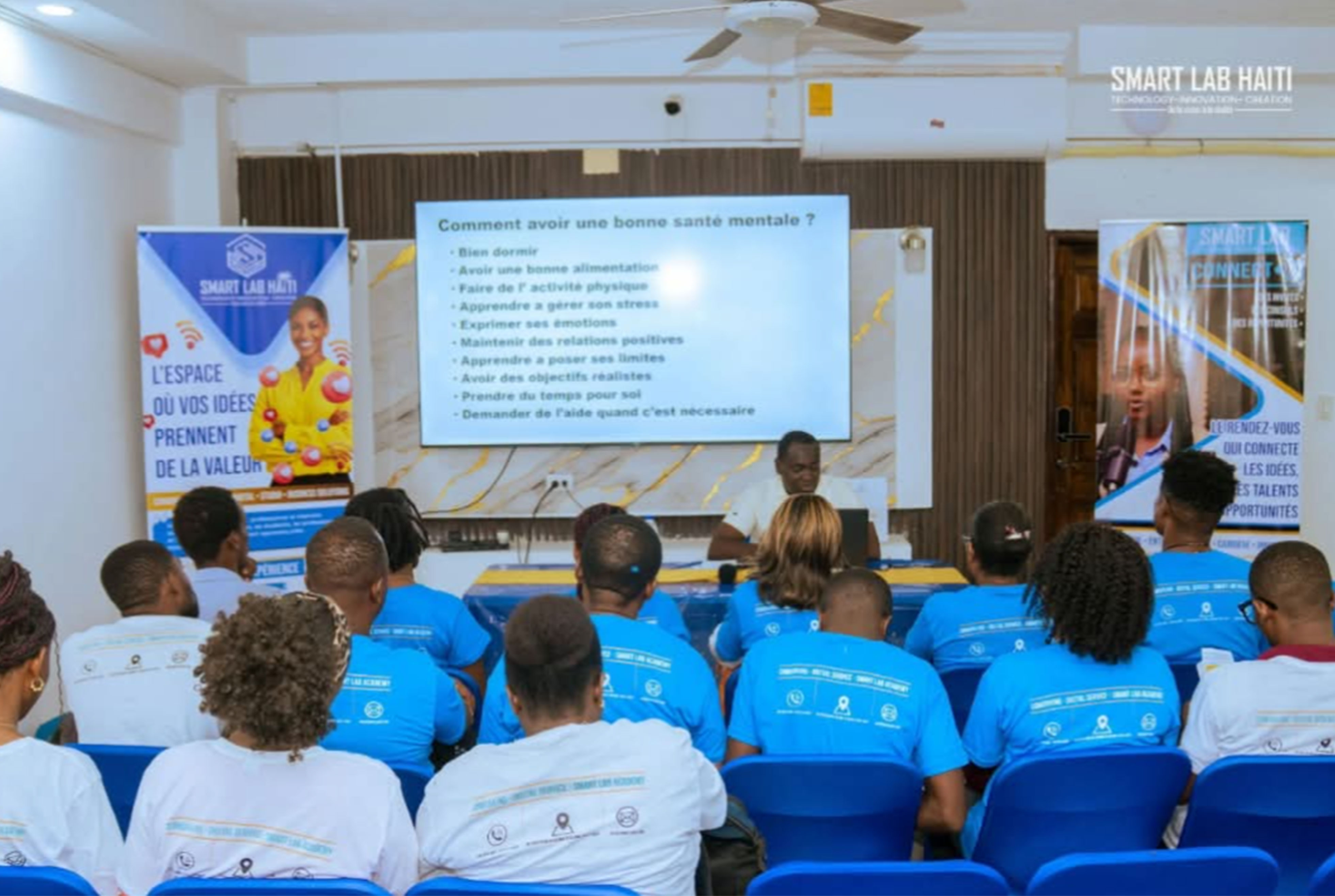 Smart Lab Haïti mise sur la sensibilisation à la santé mentale face aux difficultés sociales