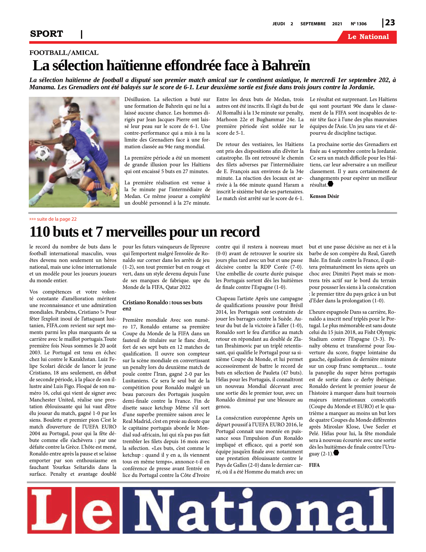 Page 23 de l'édition 1306
