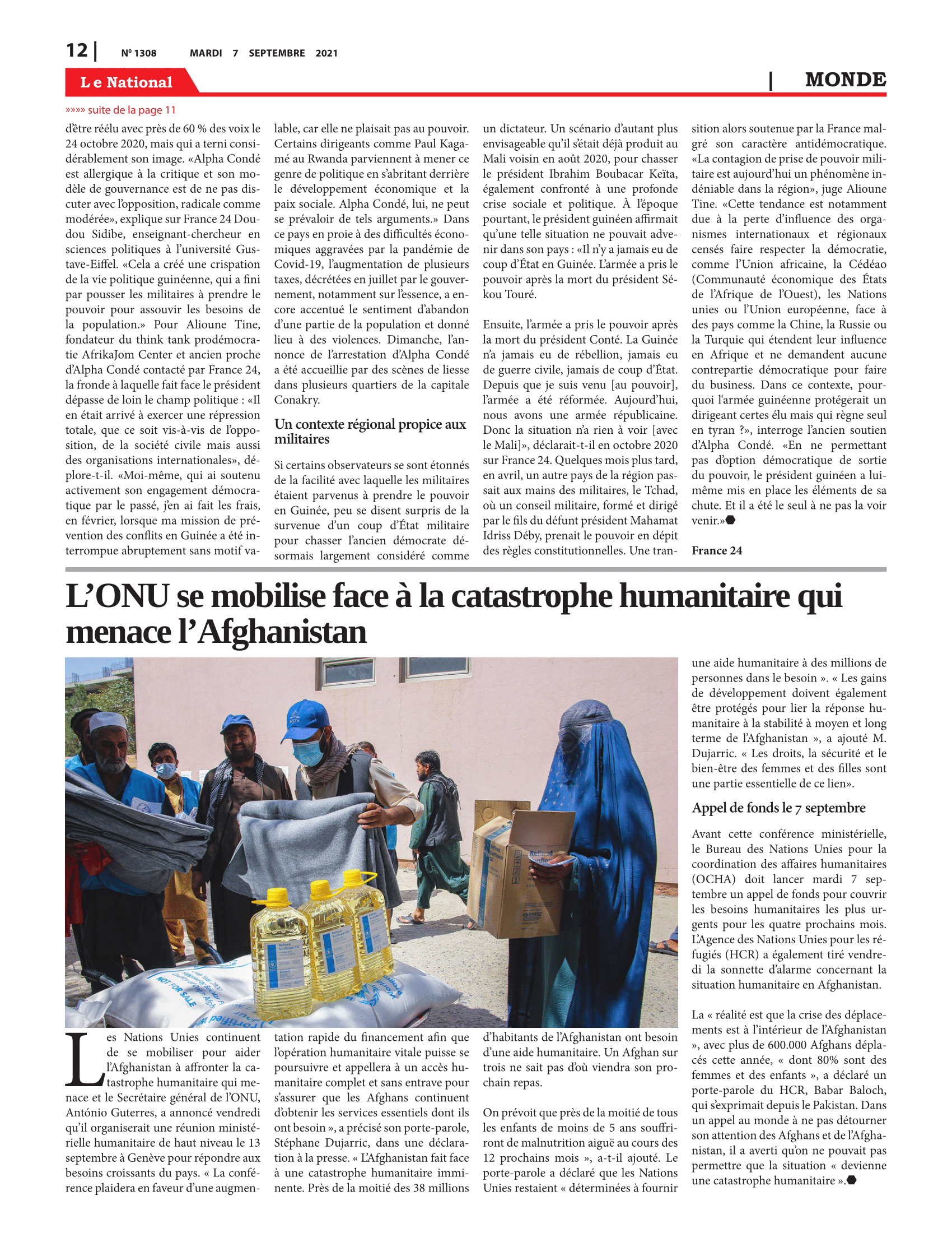 Page 12 de l'édition 1308