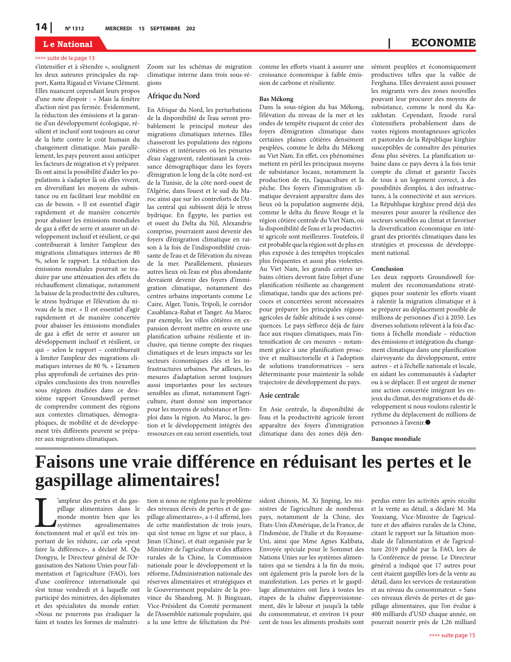 Page 14 de l'édition 1312