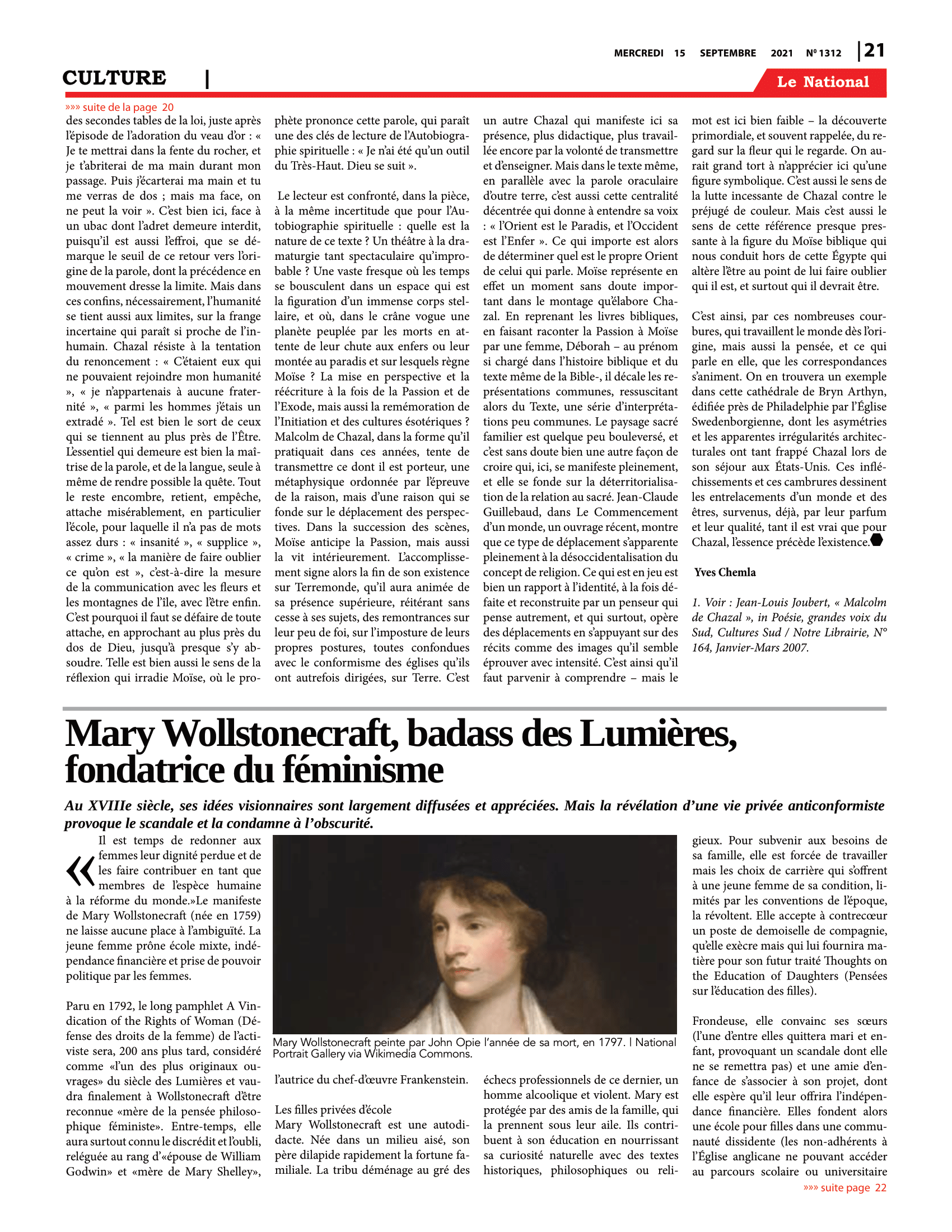 Page 21 de l'édition 1312