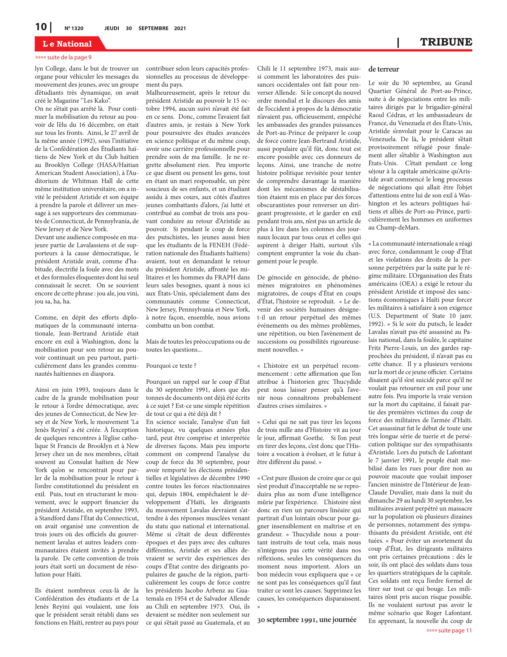 Page 10 de l'édition 1320