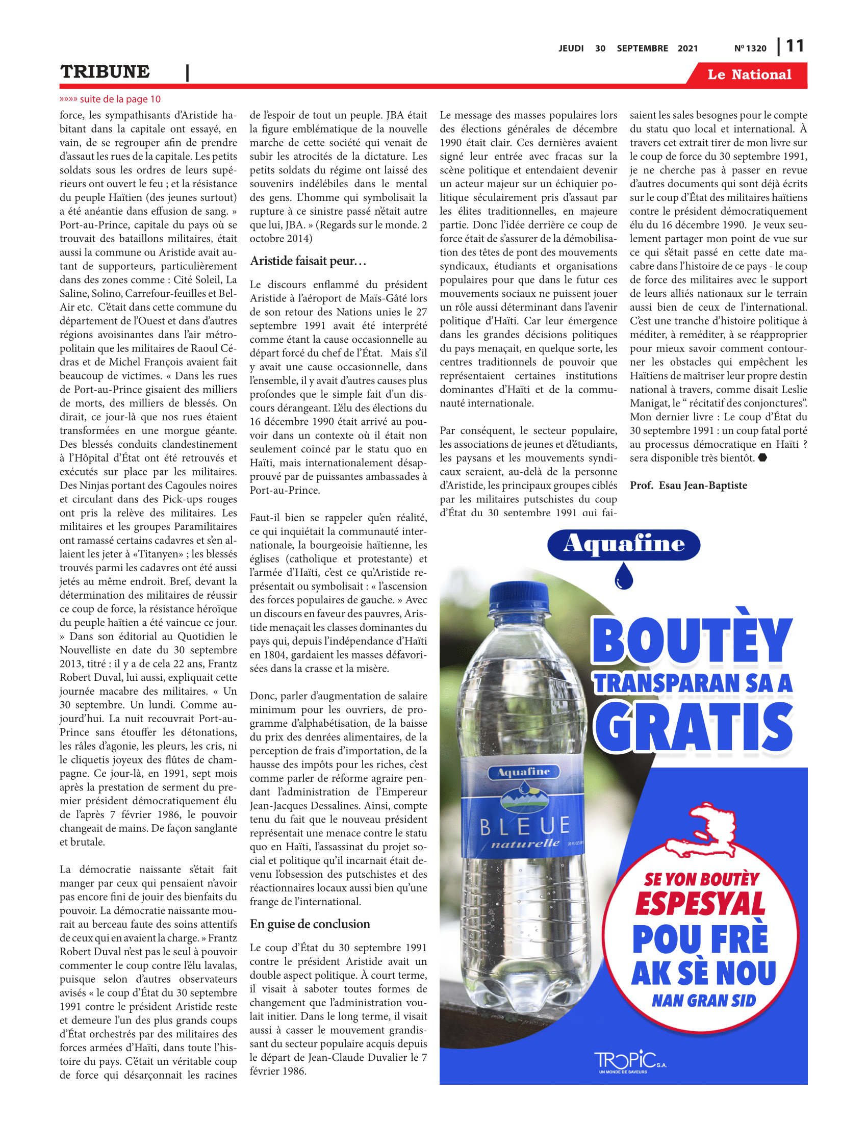 Page 11 de l'édition 1320