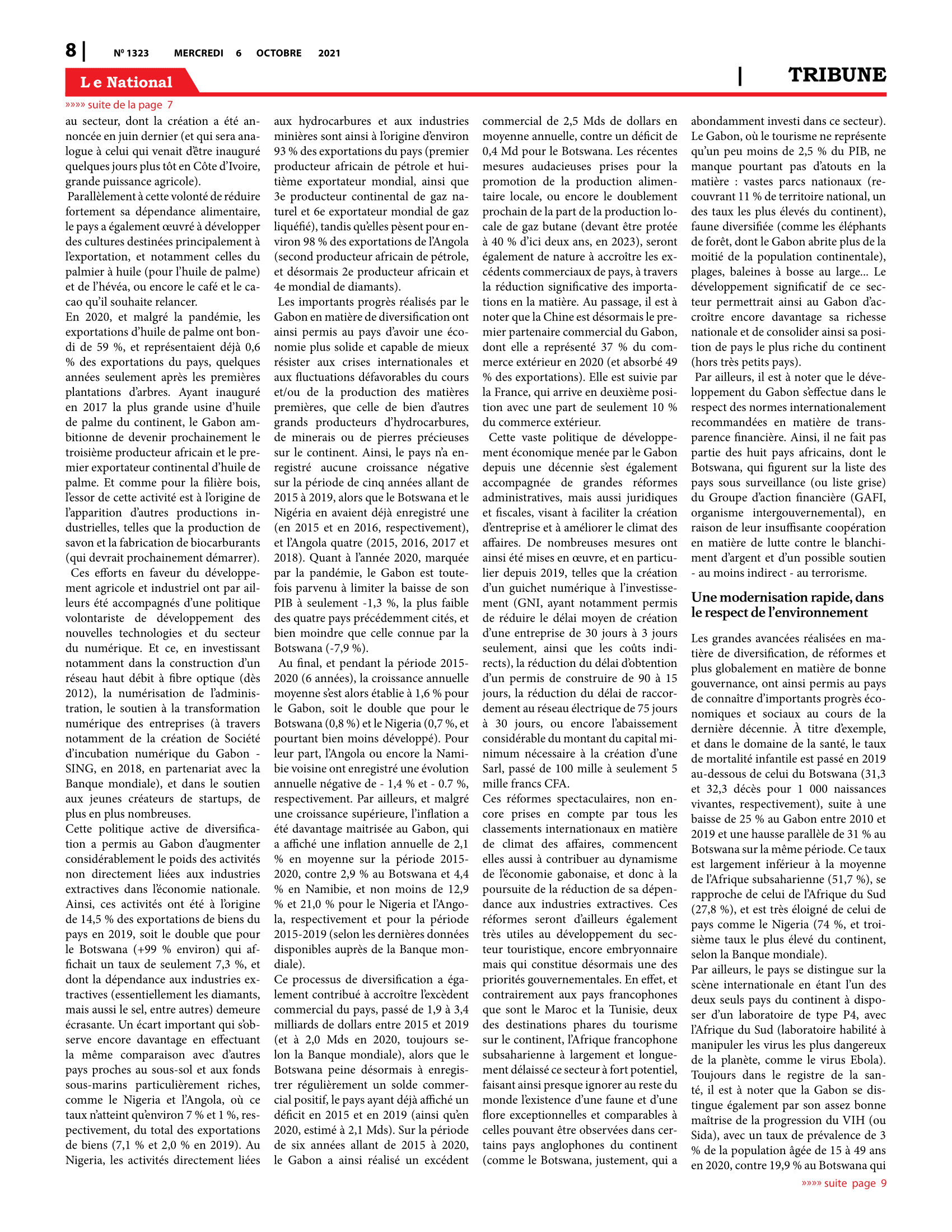Page 8 de l'édition 1323