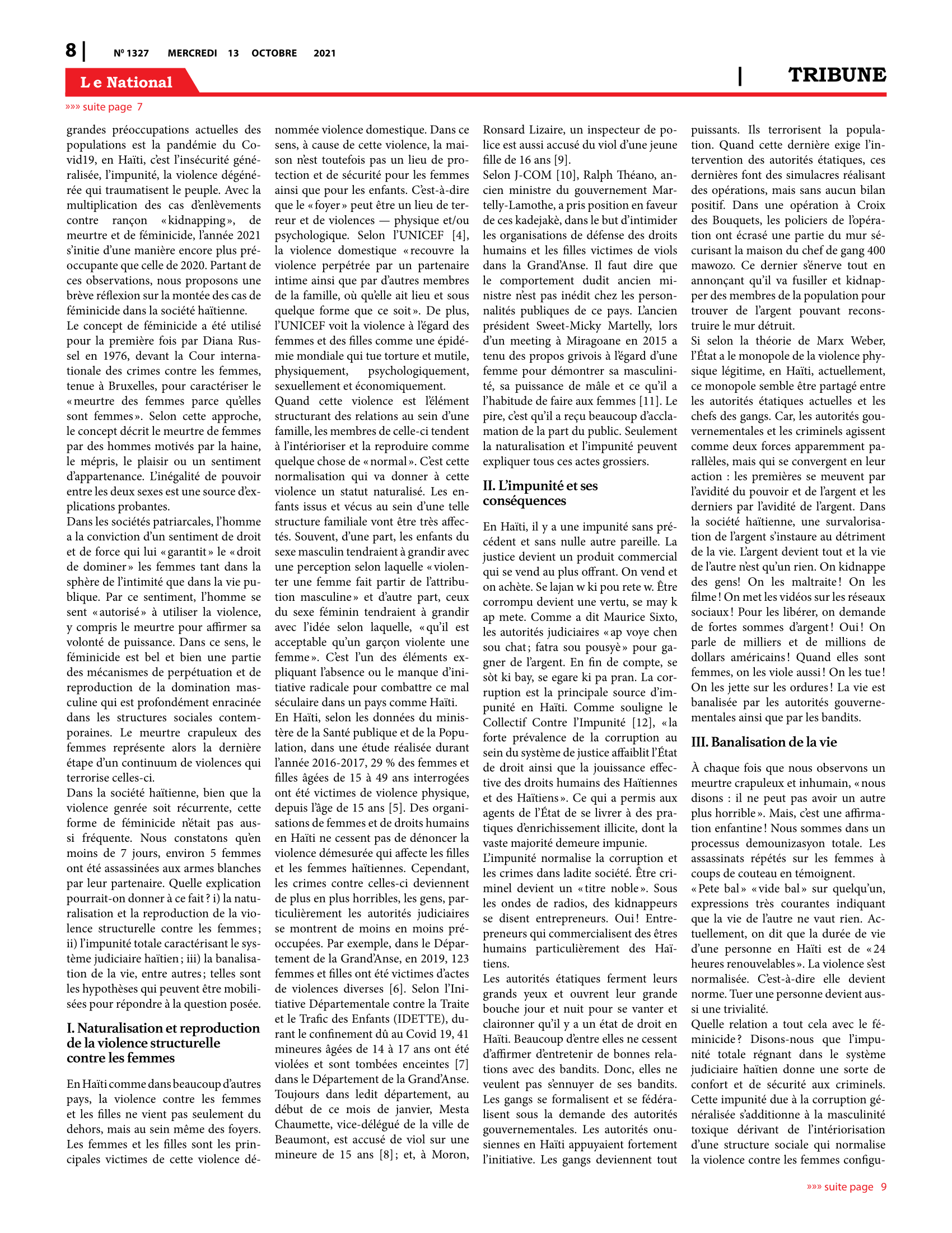 Page 8 de l'édition 1327