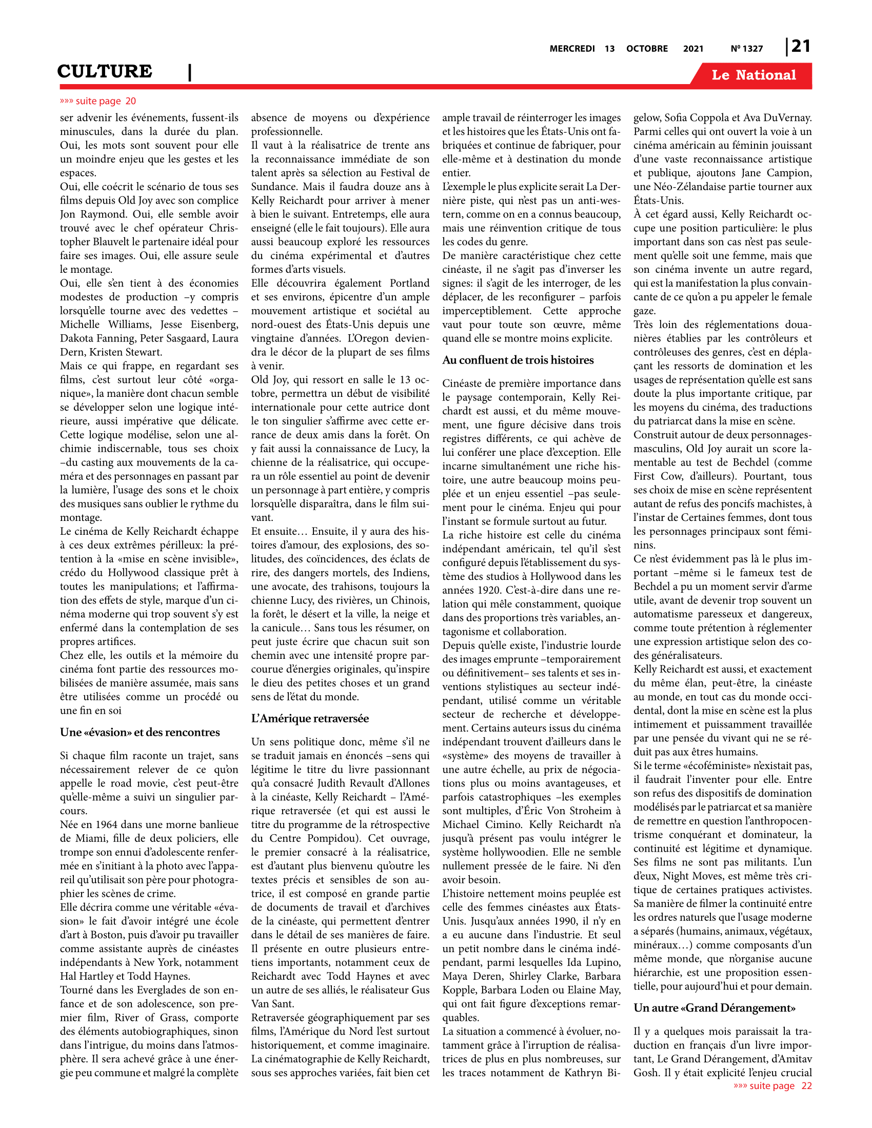 Page 21 de l'édition 1327