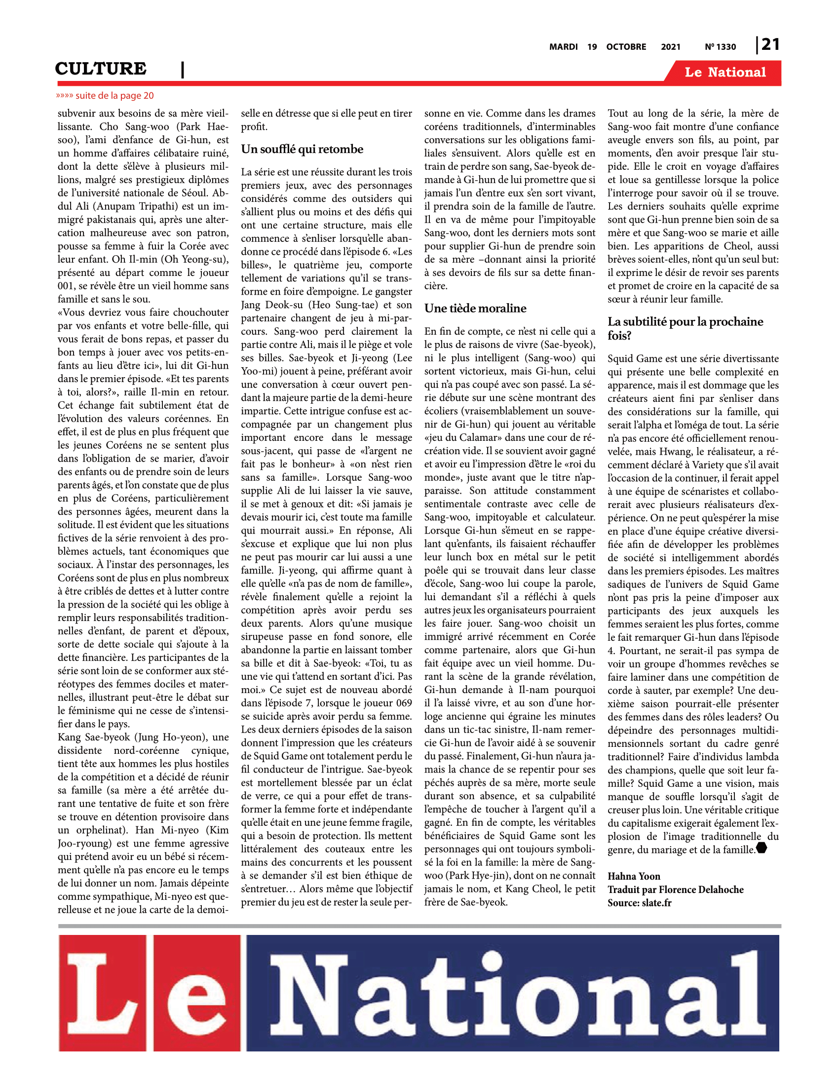 Page 21 de l'édition 1330