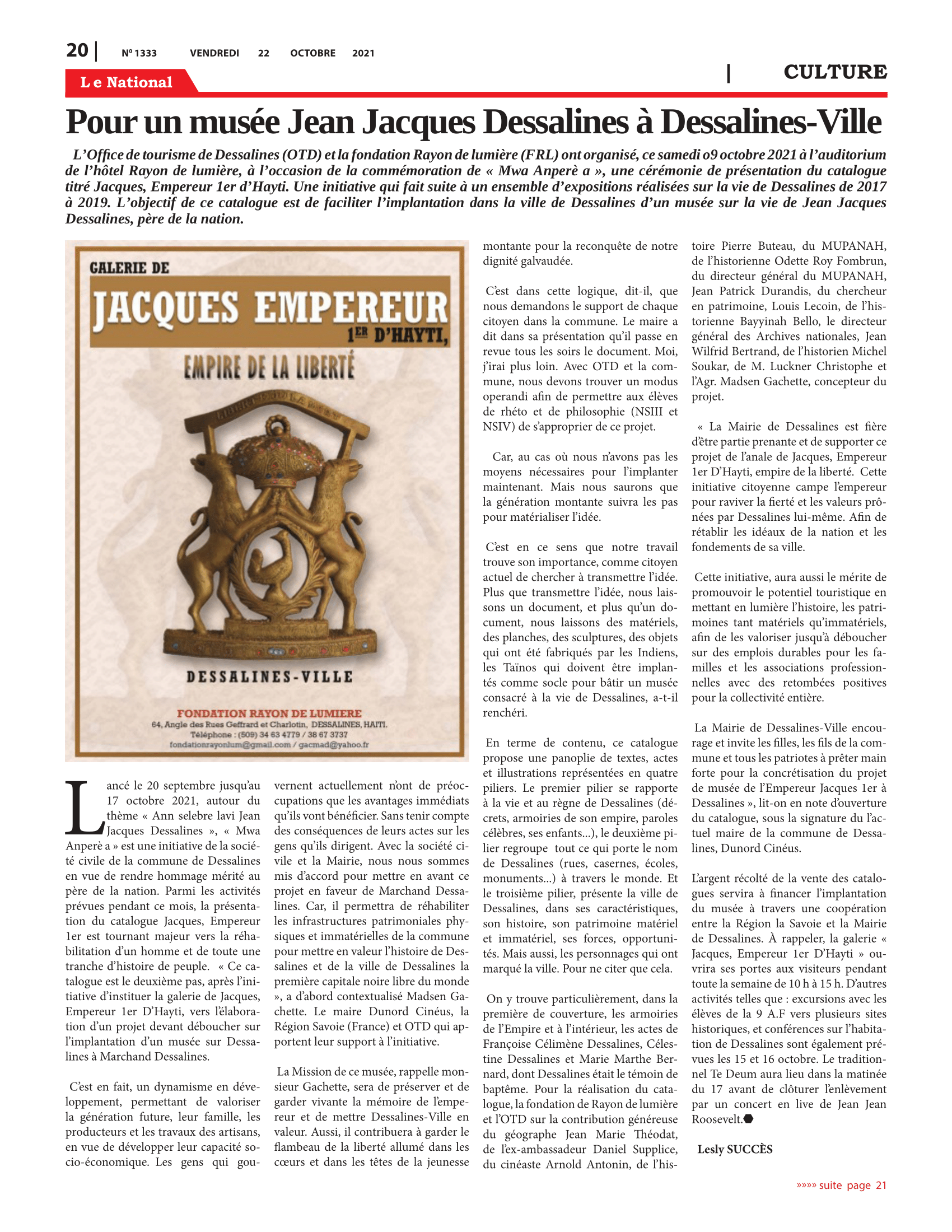 Page 20 de l'édition 1333