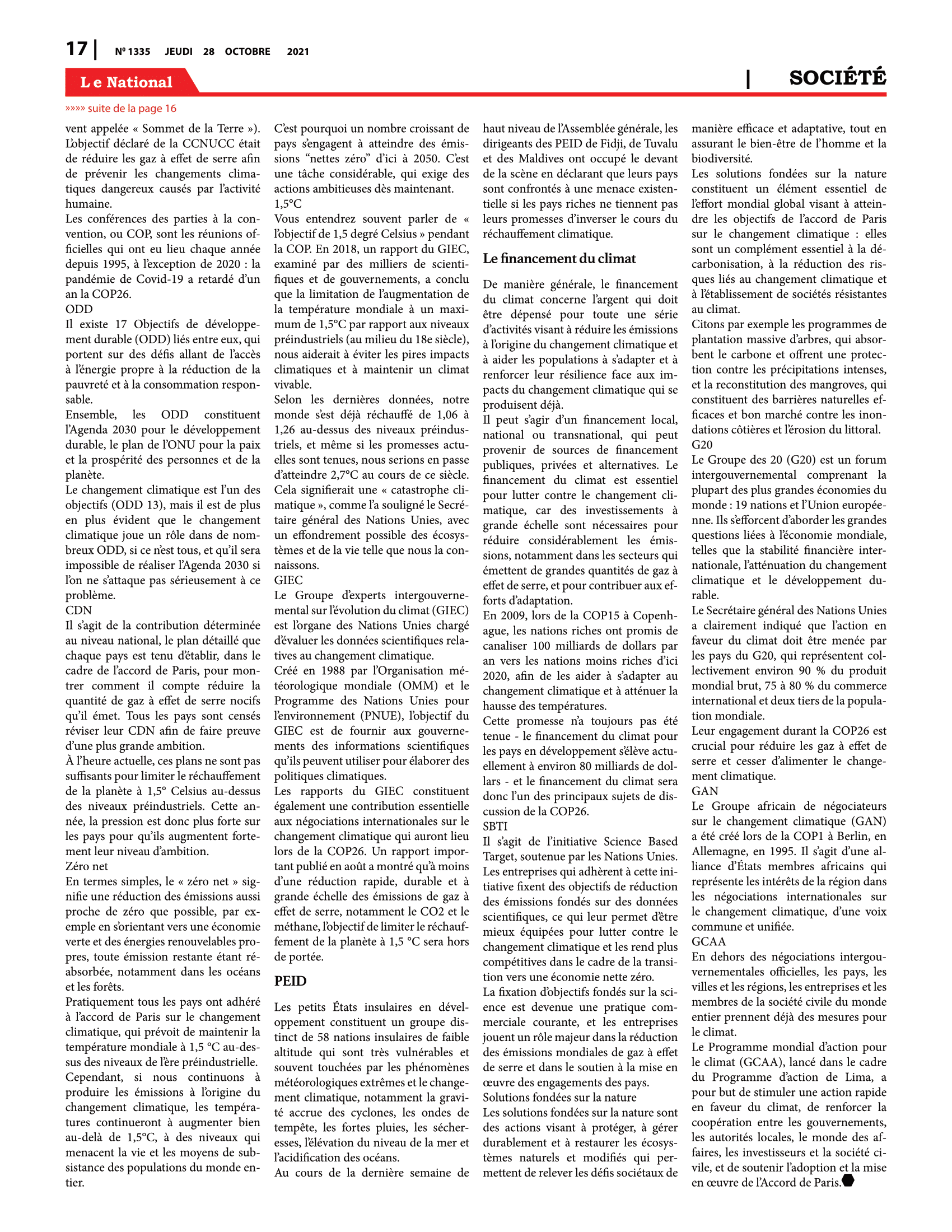 Page 17 de l'édition 1335