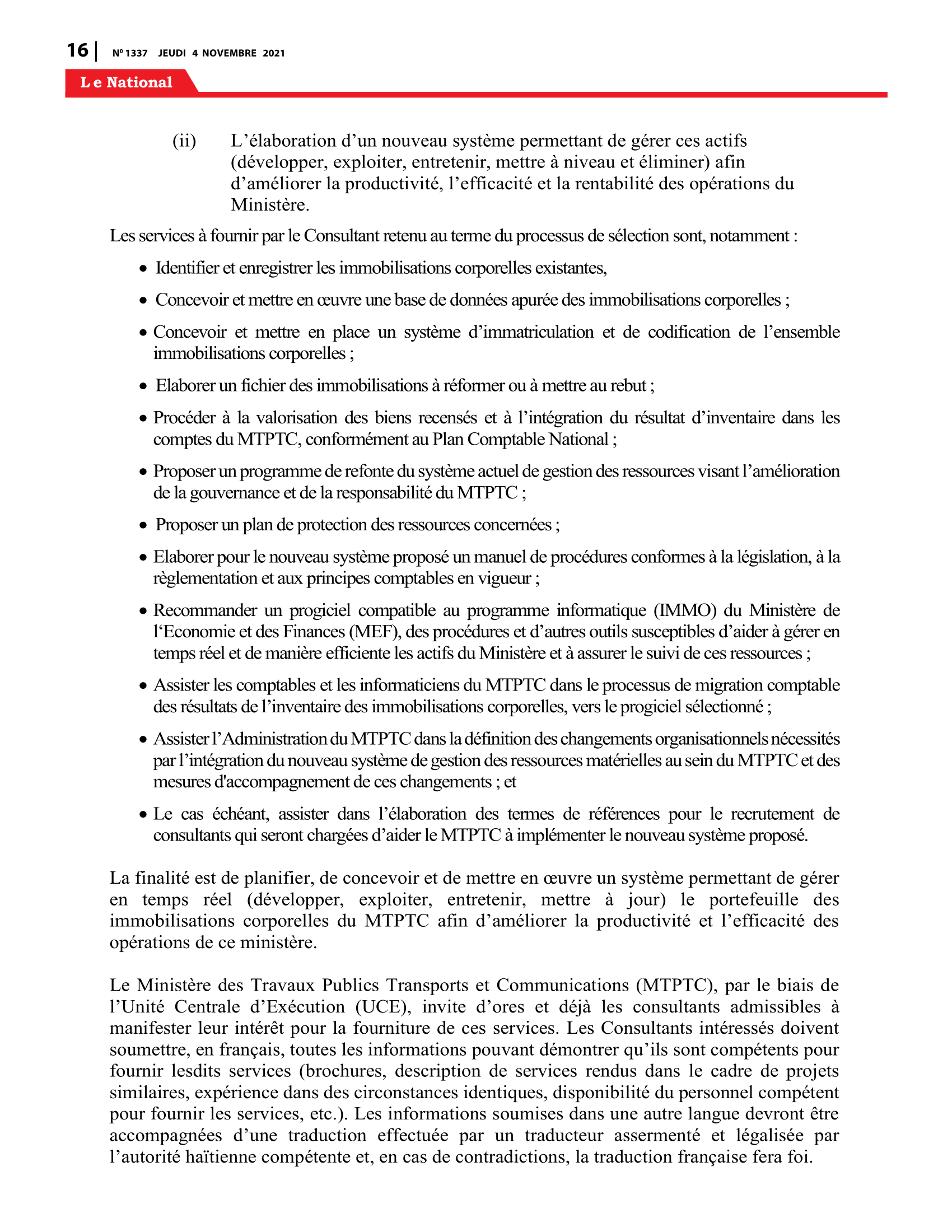 Page 16 de l'édition 1337