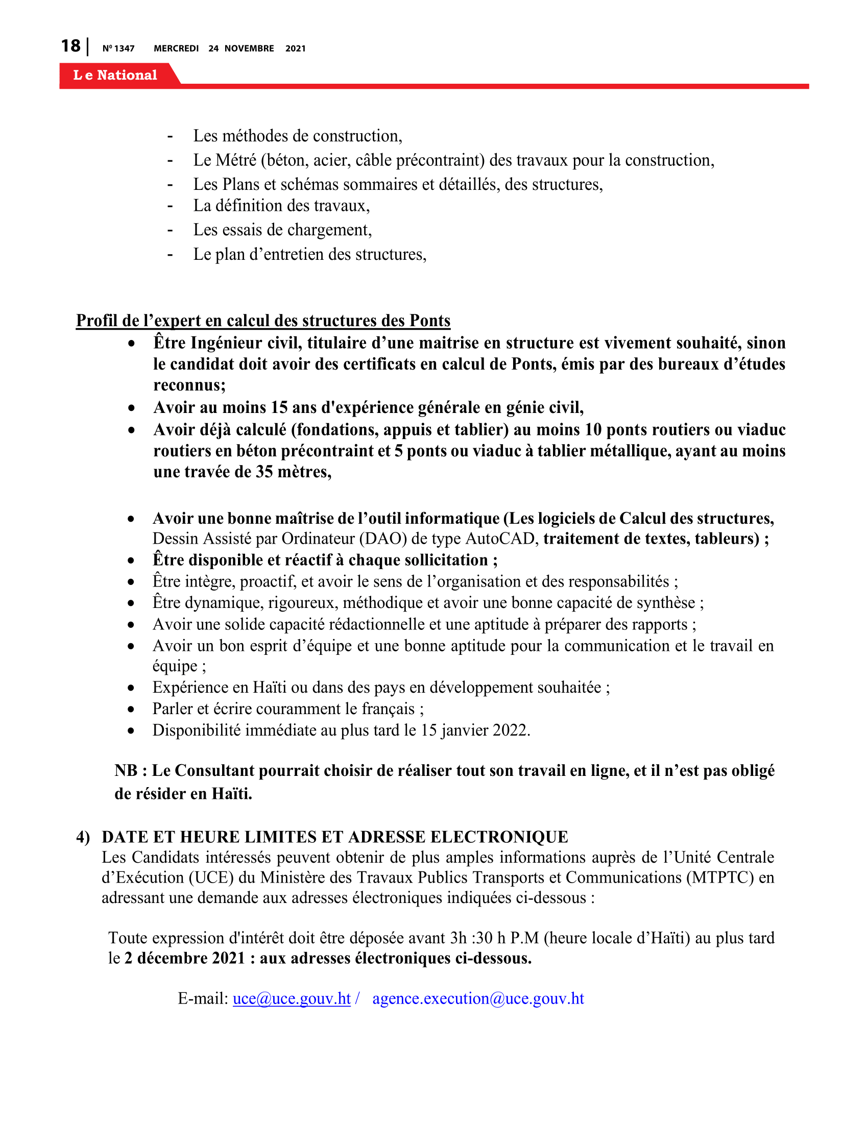 Page 18 de l'édition 1347