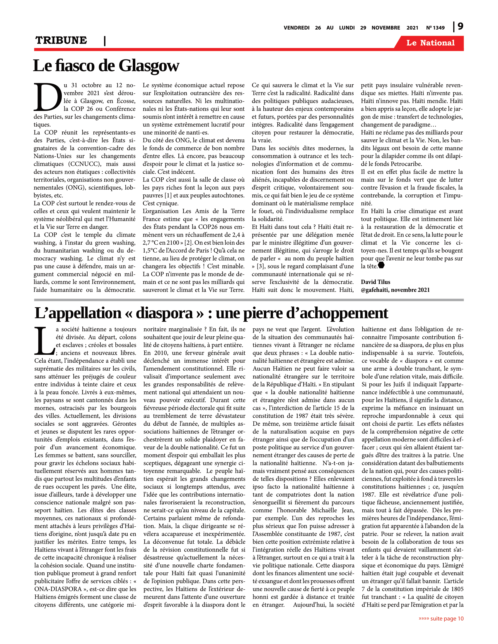Page 9 de l'édition 1349