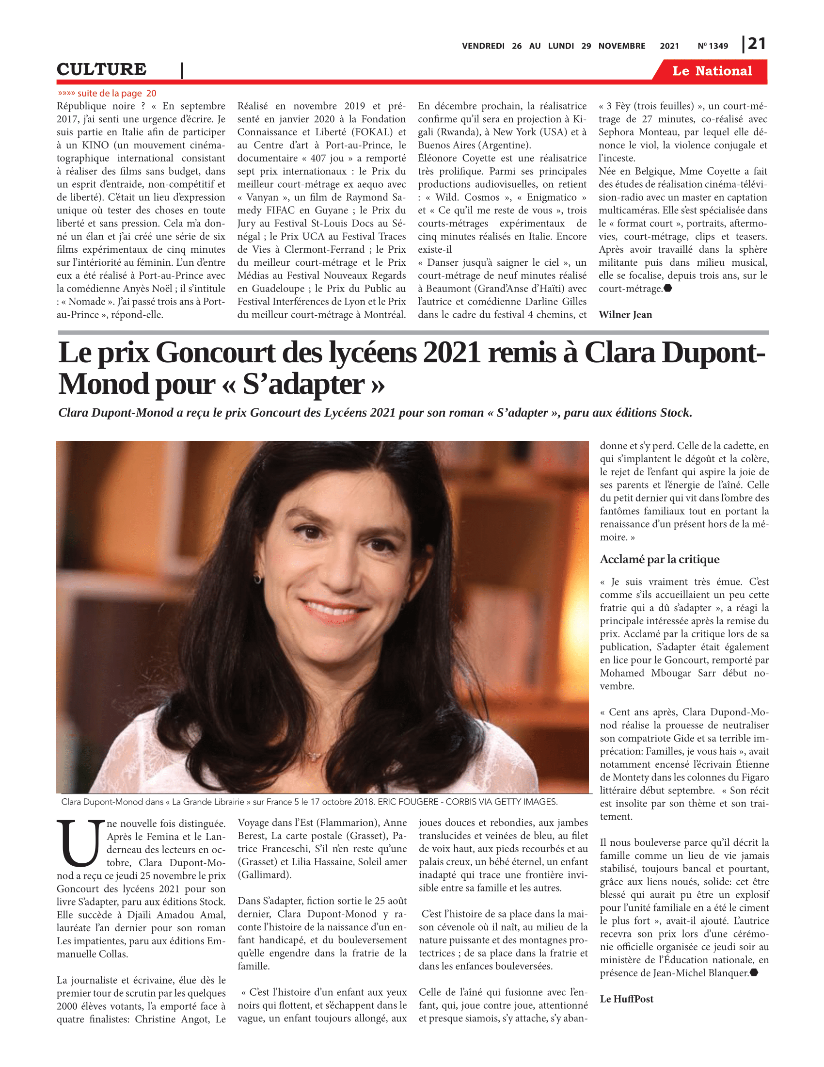 Page 21 de l'édition 1349
