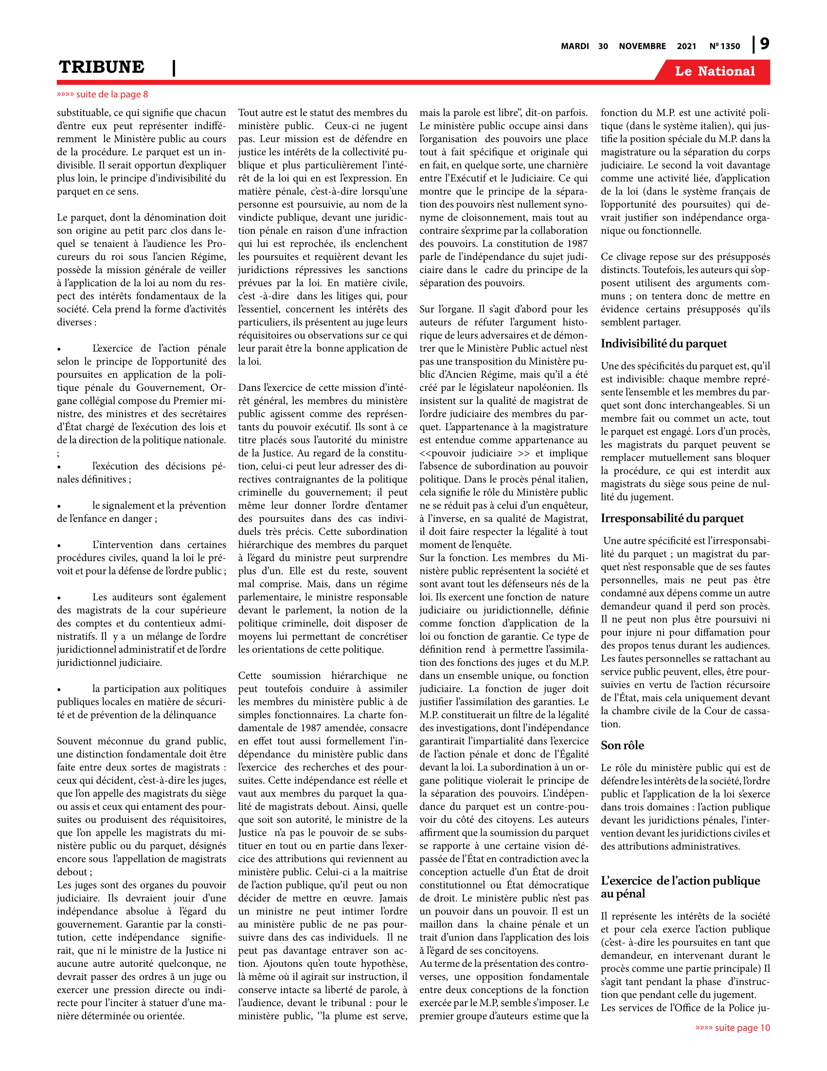 Page 9 de l'édition 1350