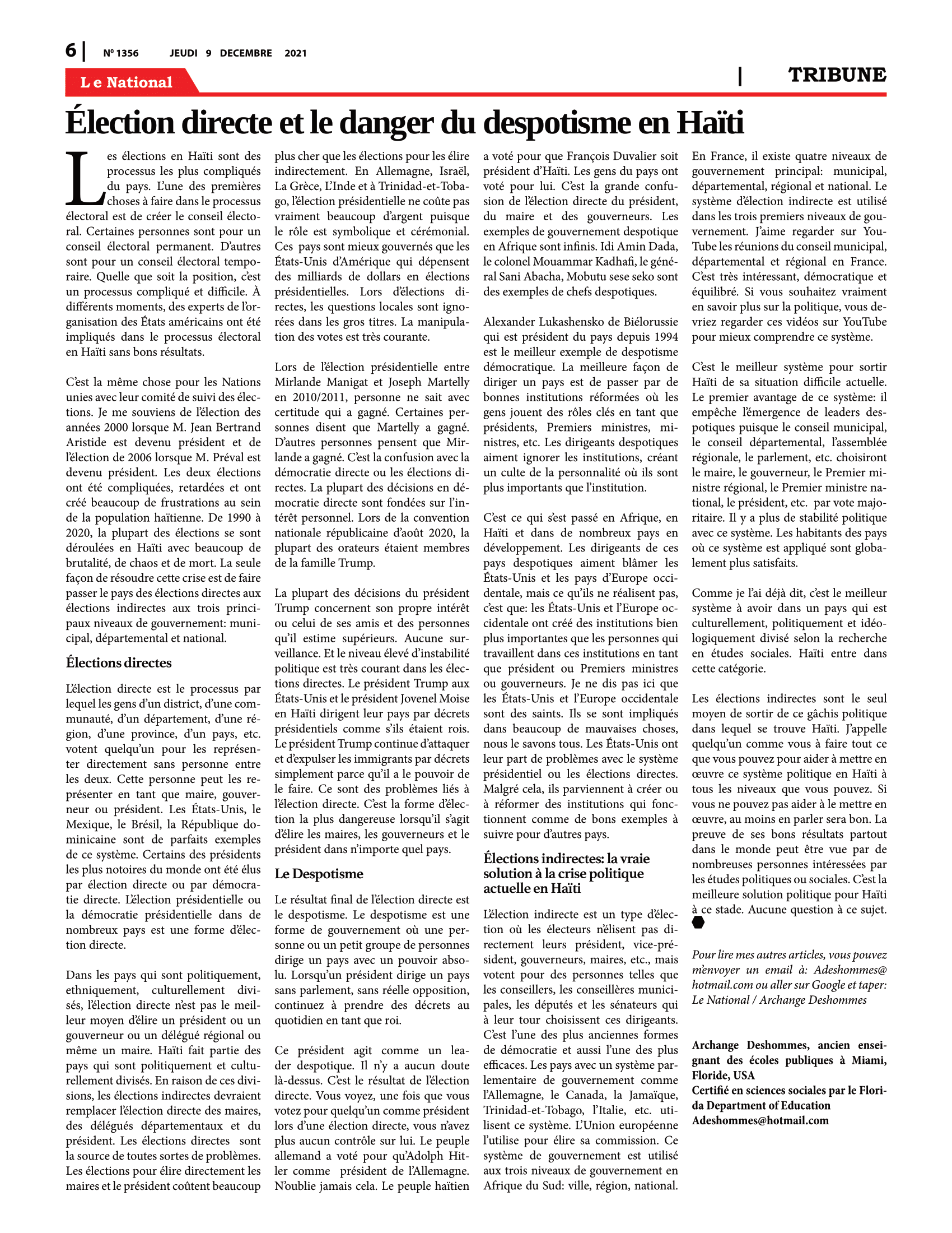 Page 6 de l'édition 1356