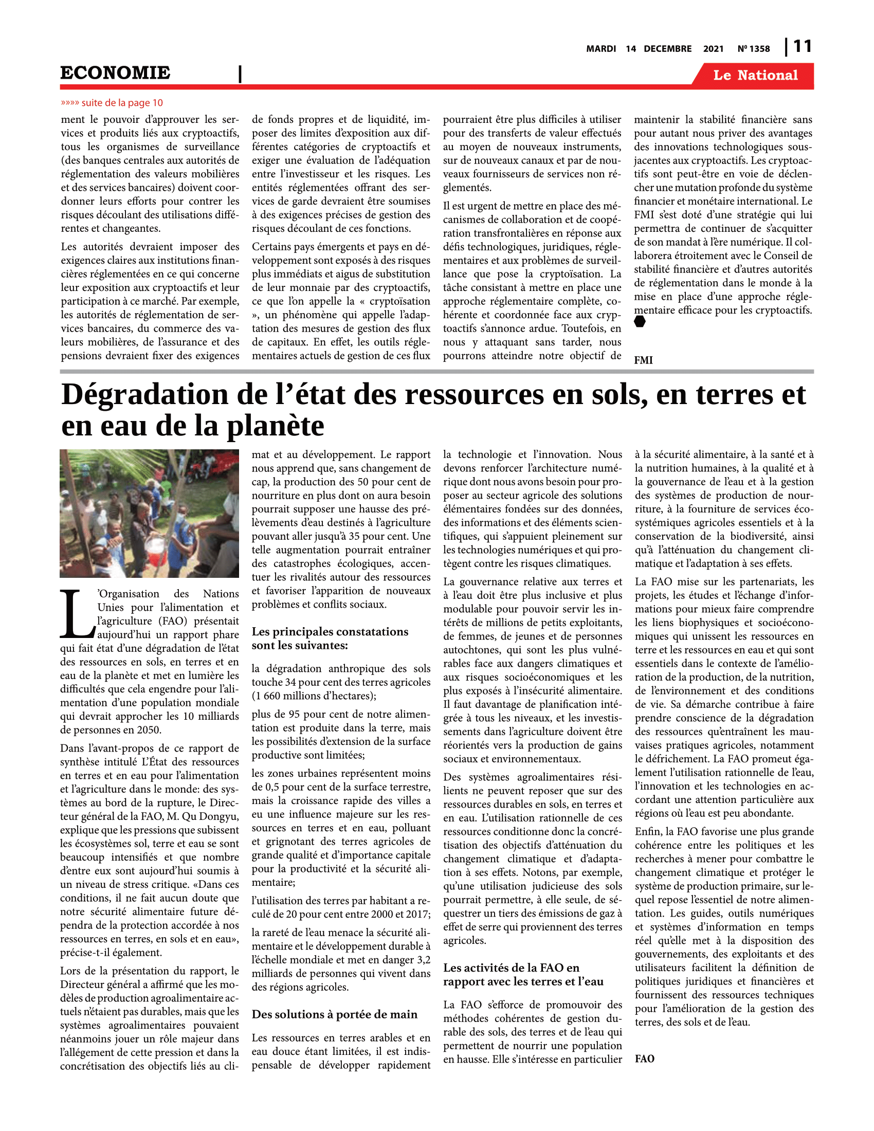 Page 11 de l'édition 1358