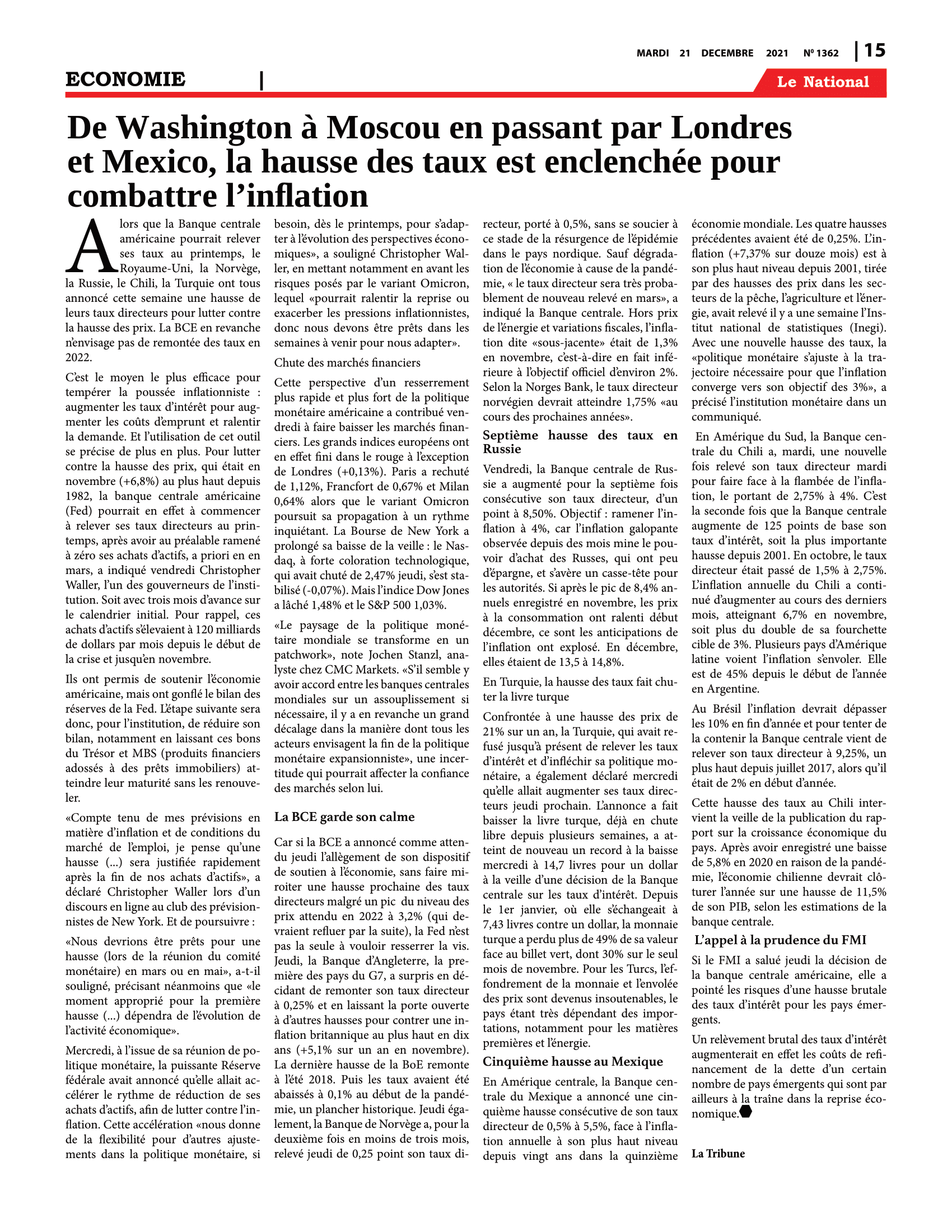 Page 15 de l'édition 1362