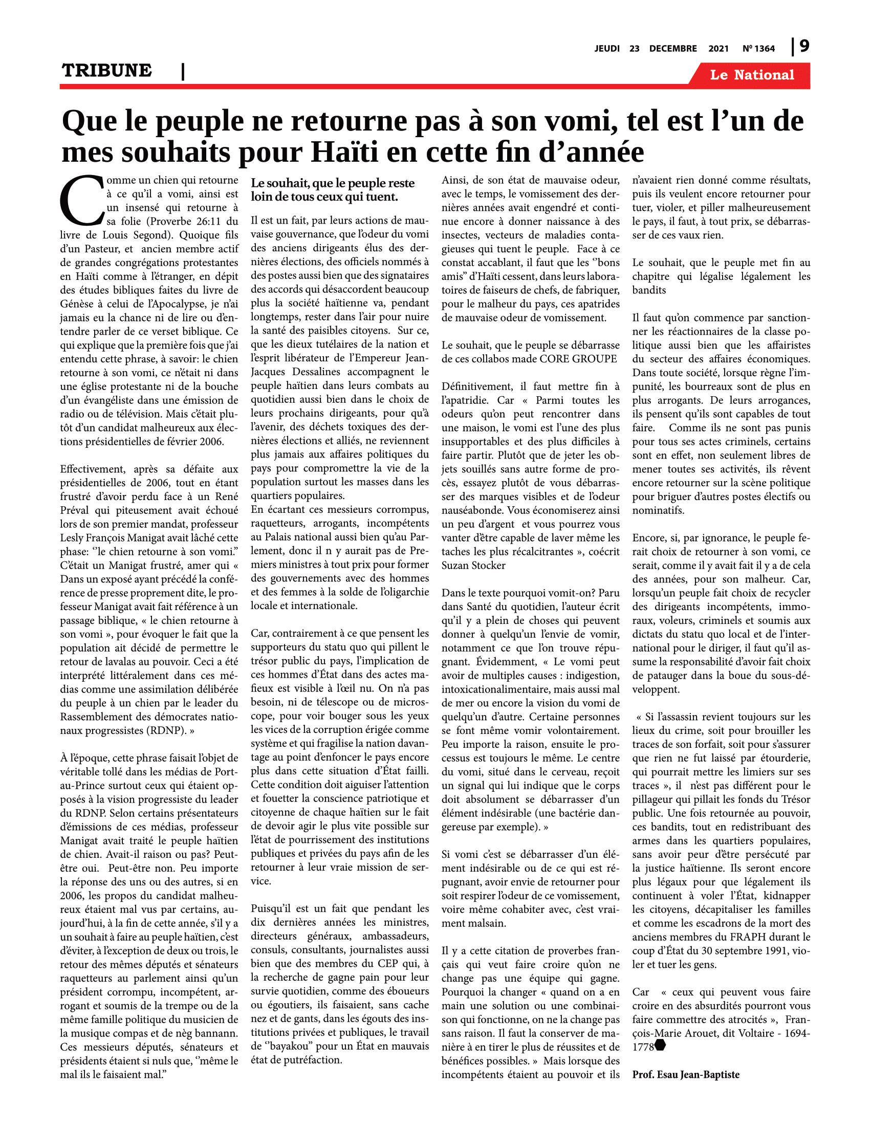 Page 9 de l'édition 1364