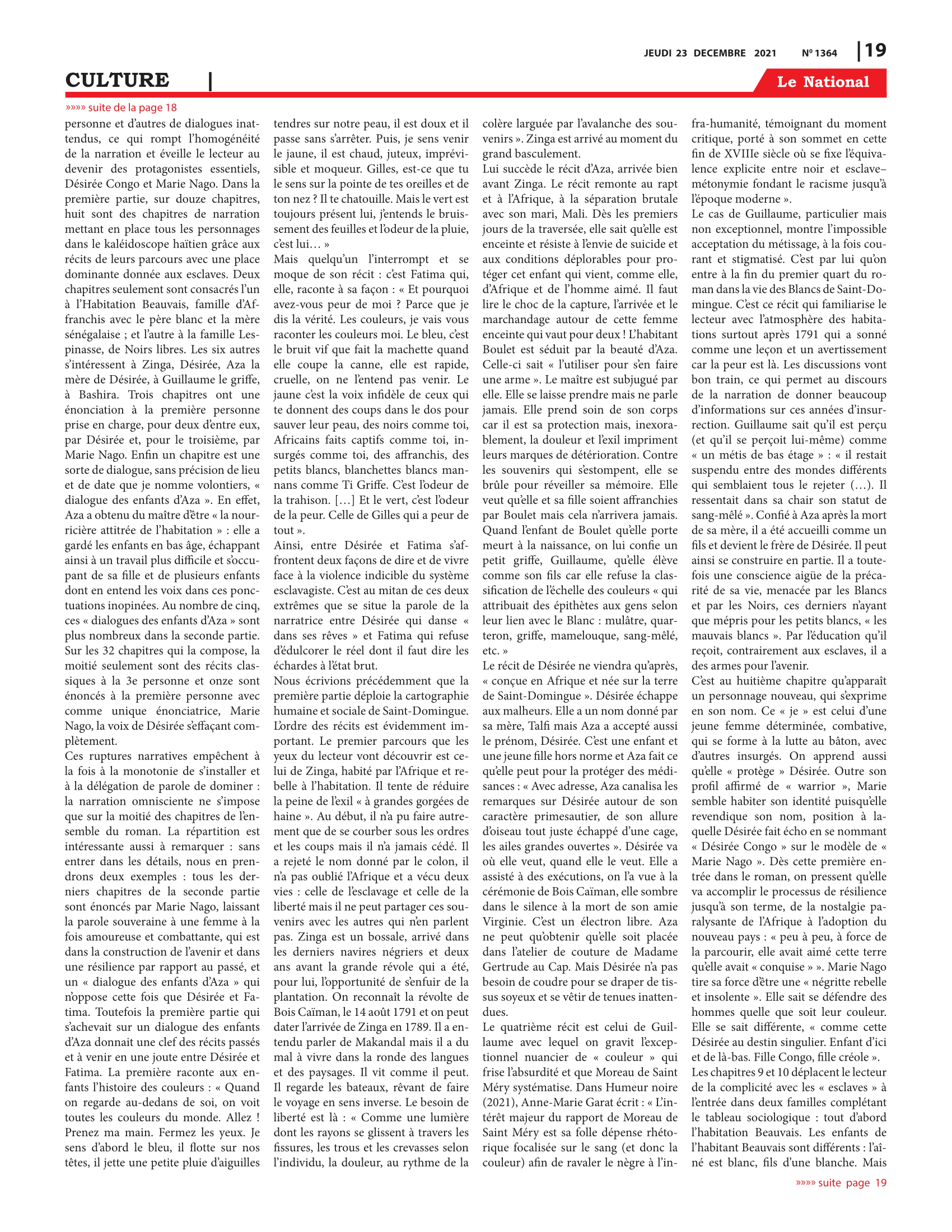 Page 19 de l'édition 1364