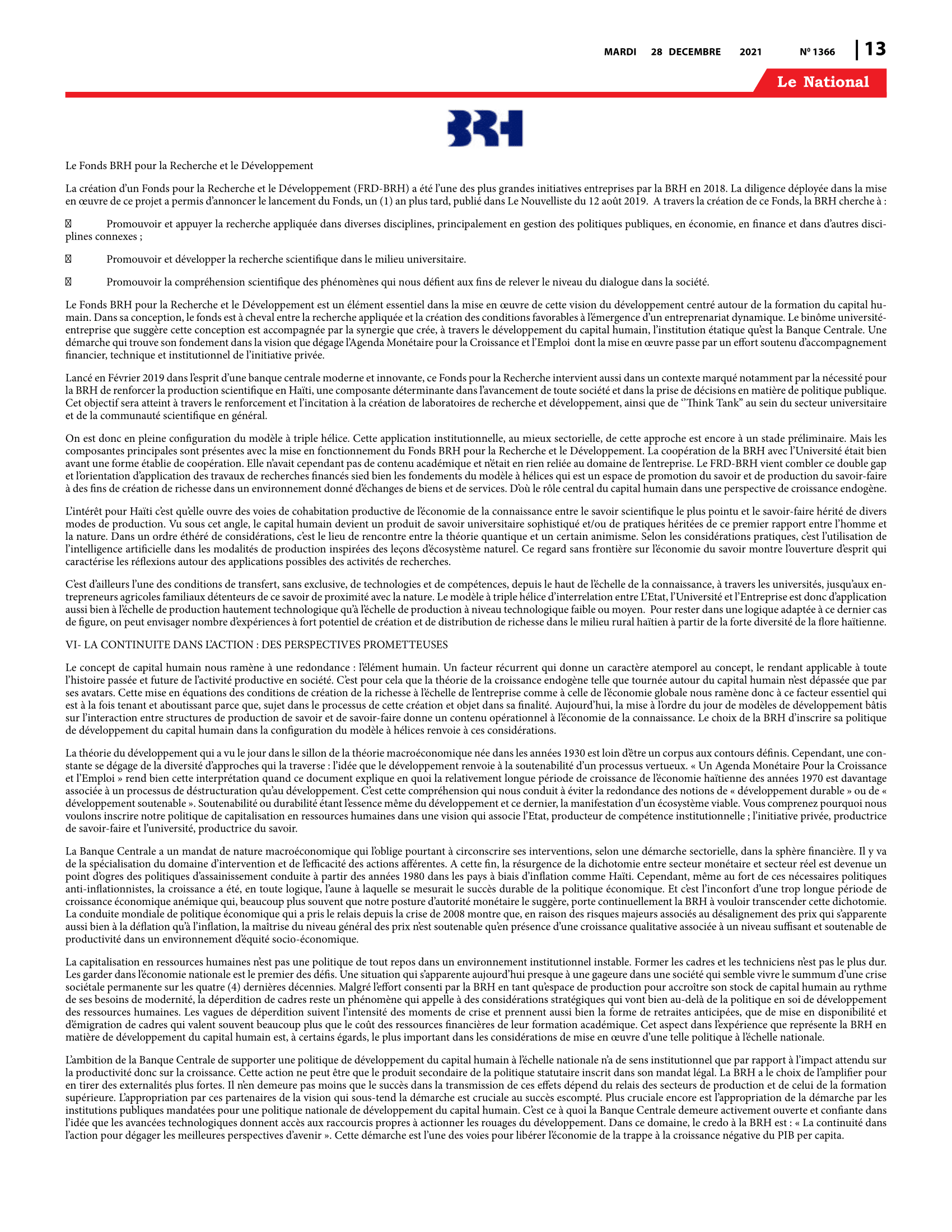 Page 13 de l'édition 1366