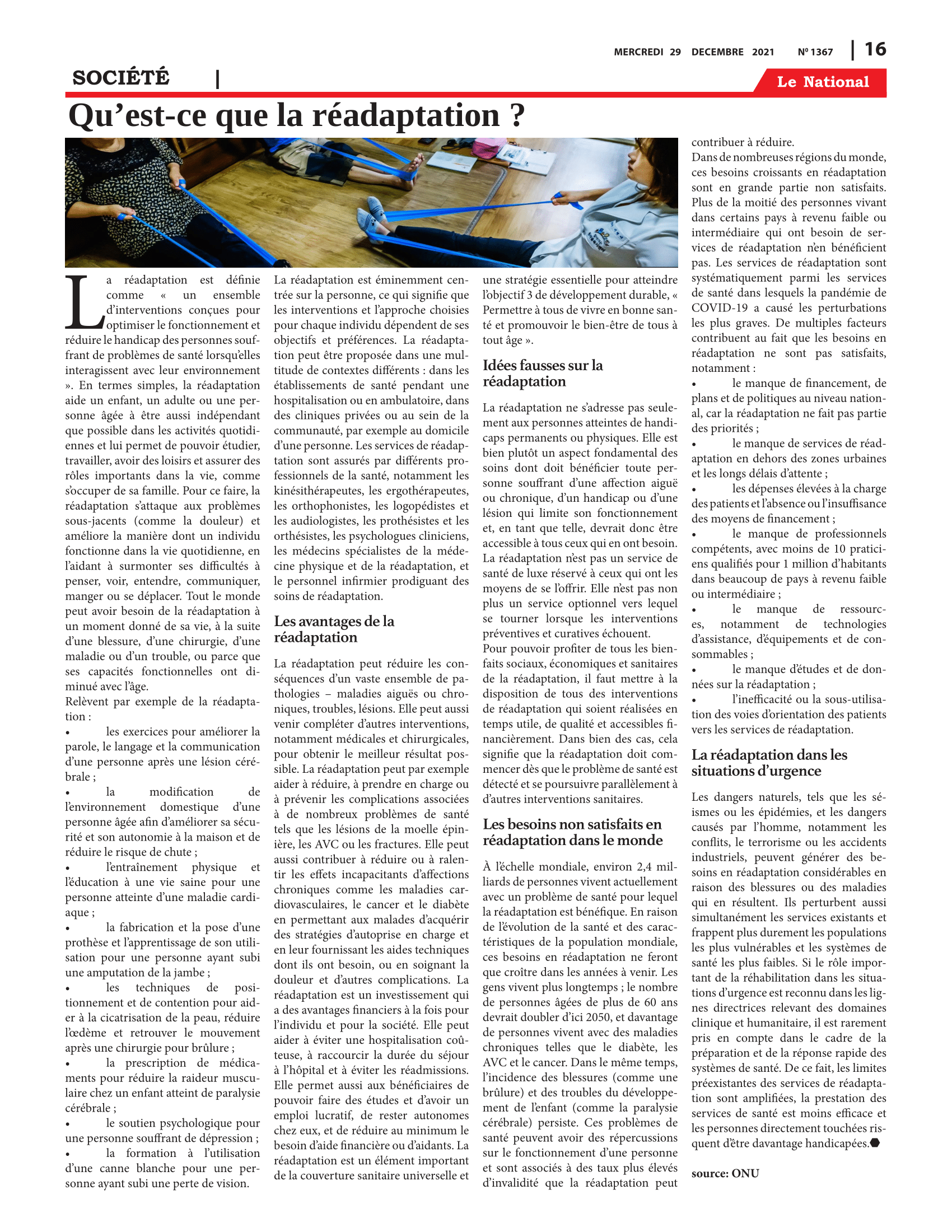 Page 16 de l'édition 1367