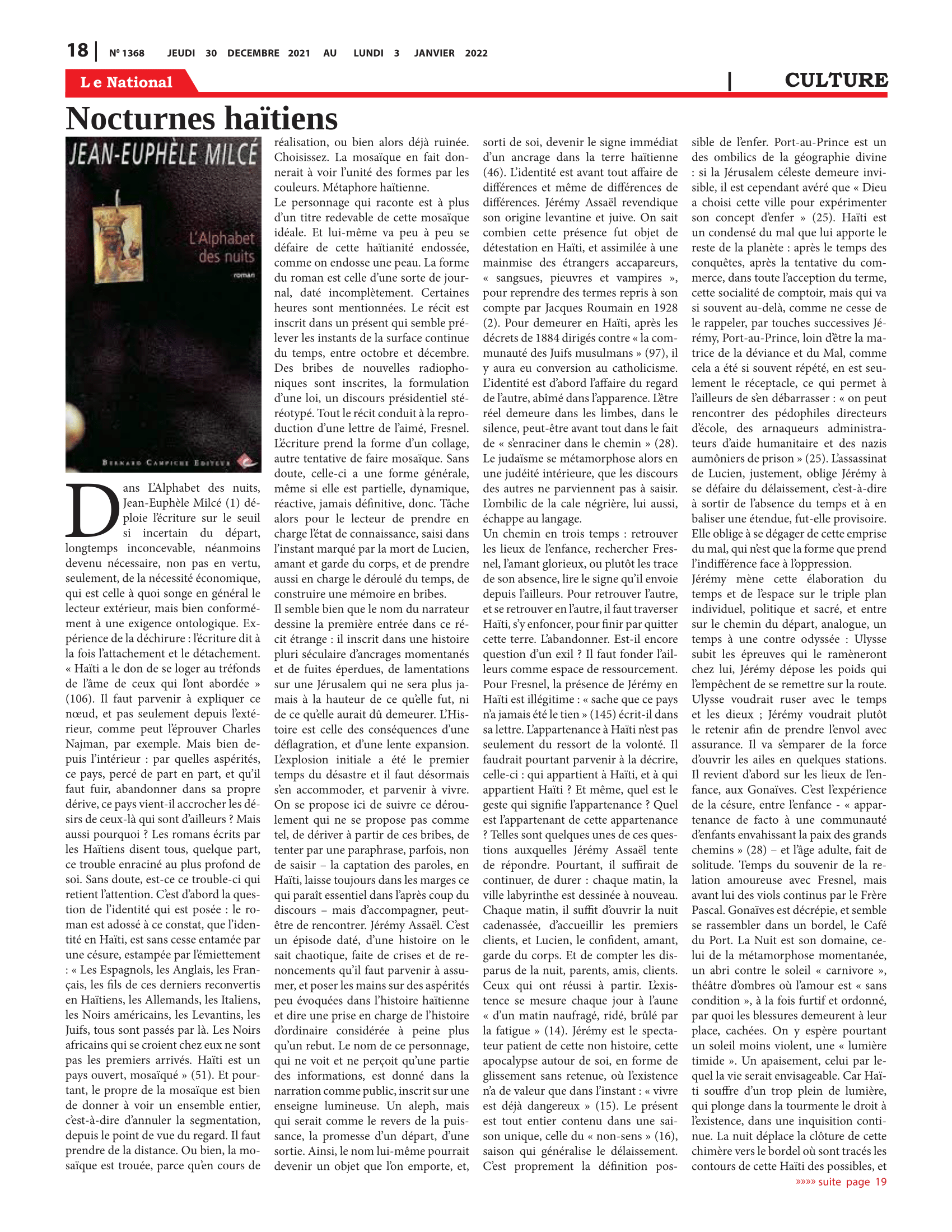 Page 18 de l'édition 1368