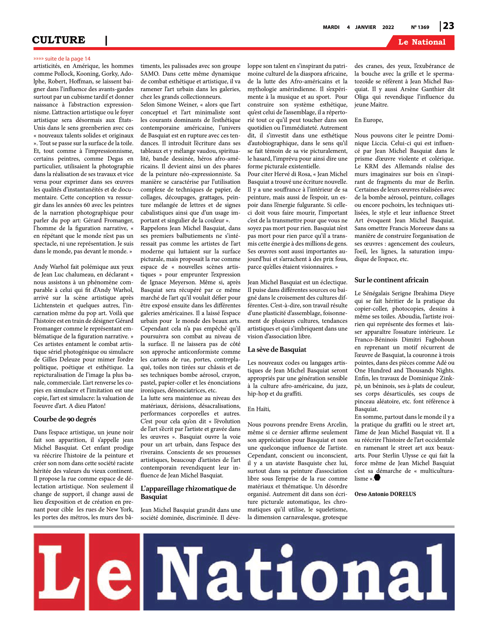 Page 23 de l'édition 1369