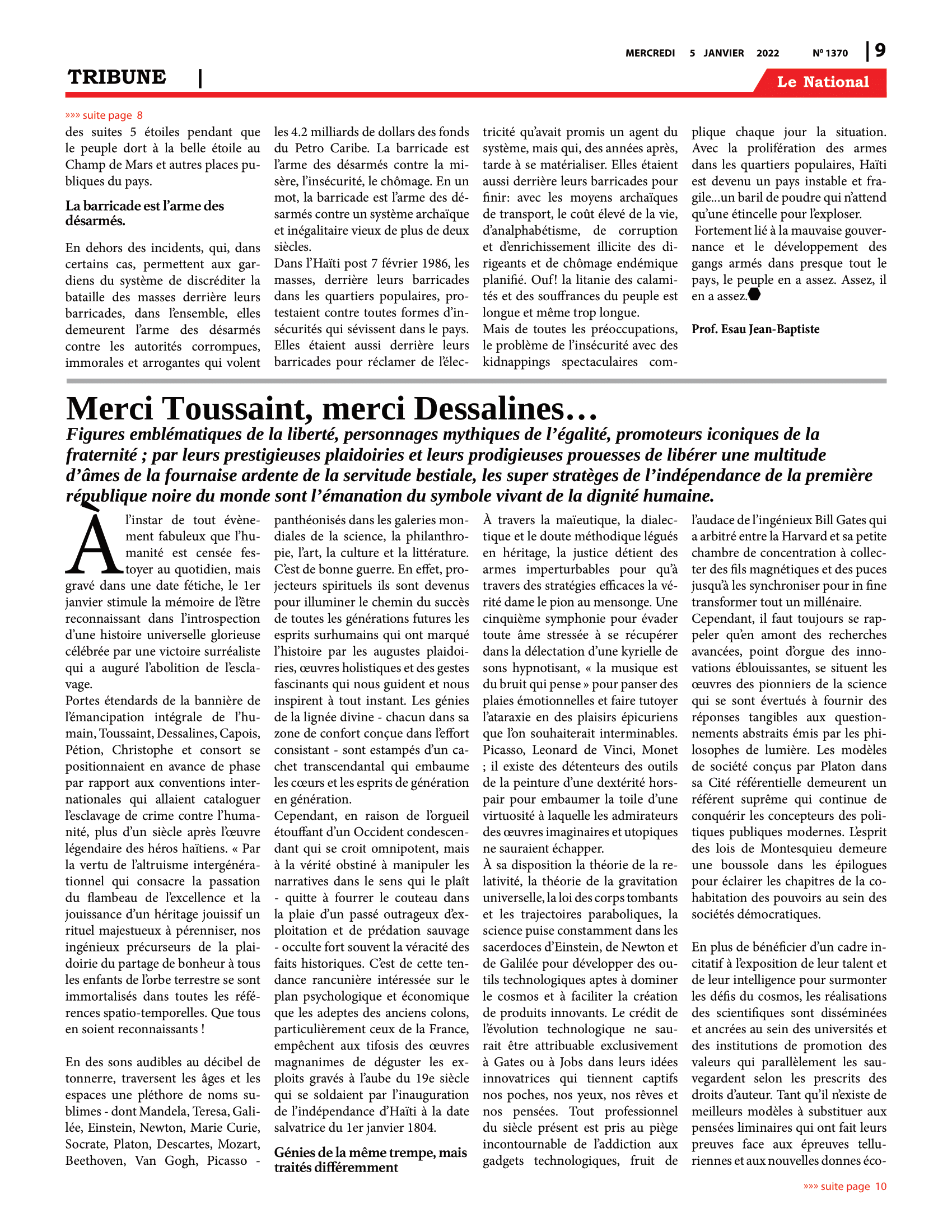 Page 9 de l'édition 1370