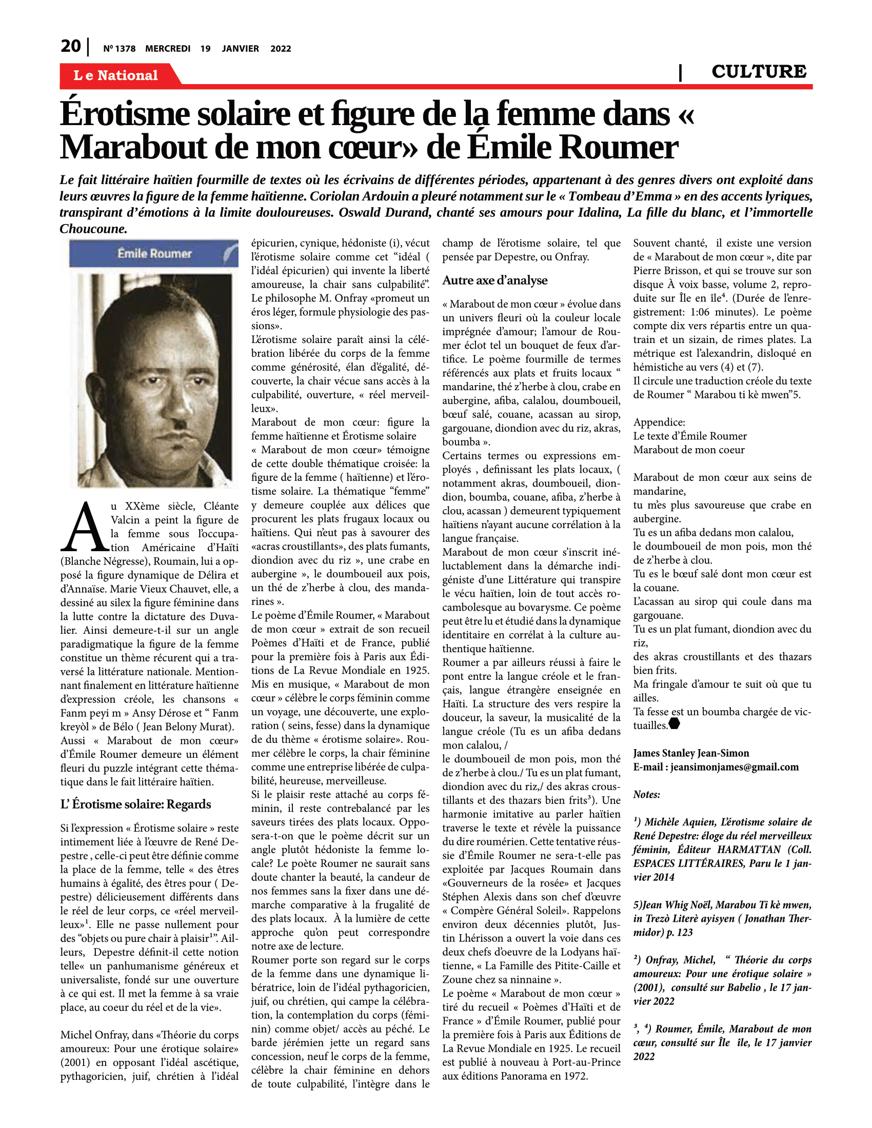 Page 20 de l'édition 1378