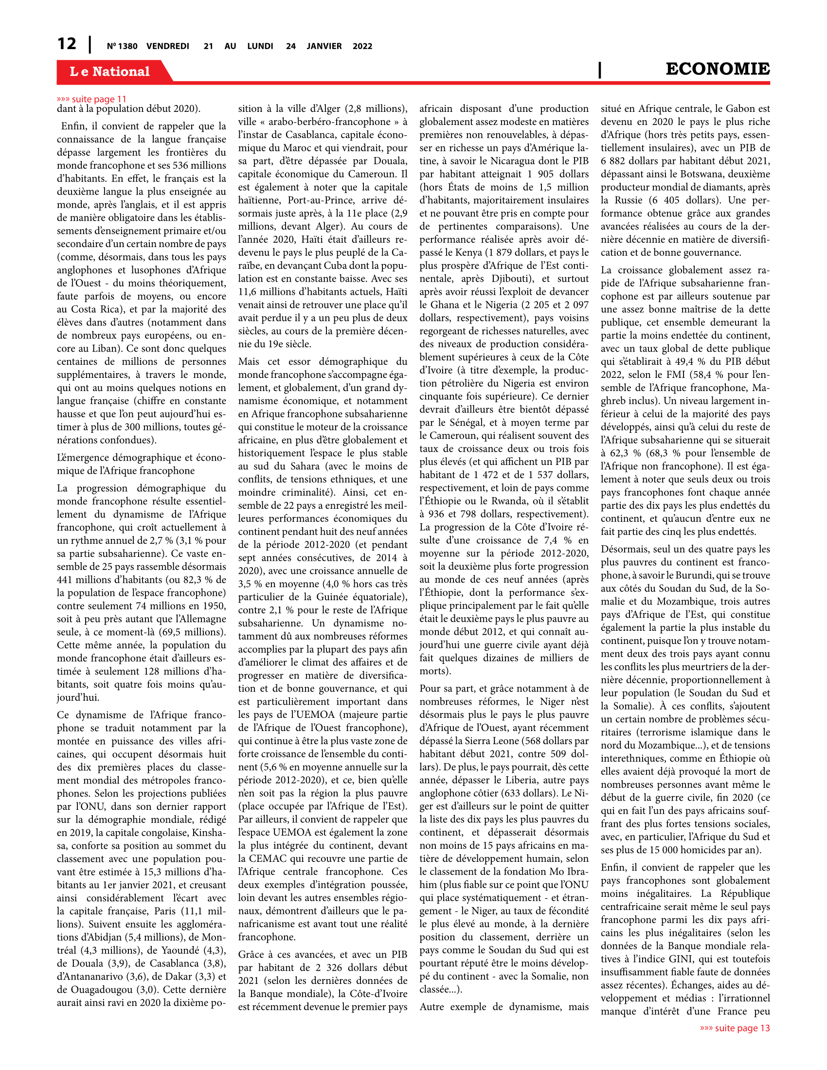 Page 12 de l'édition 1380