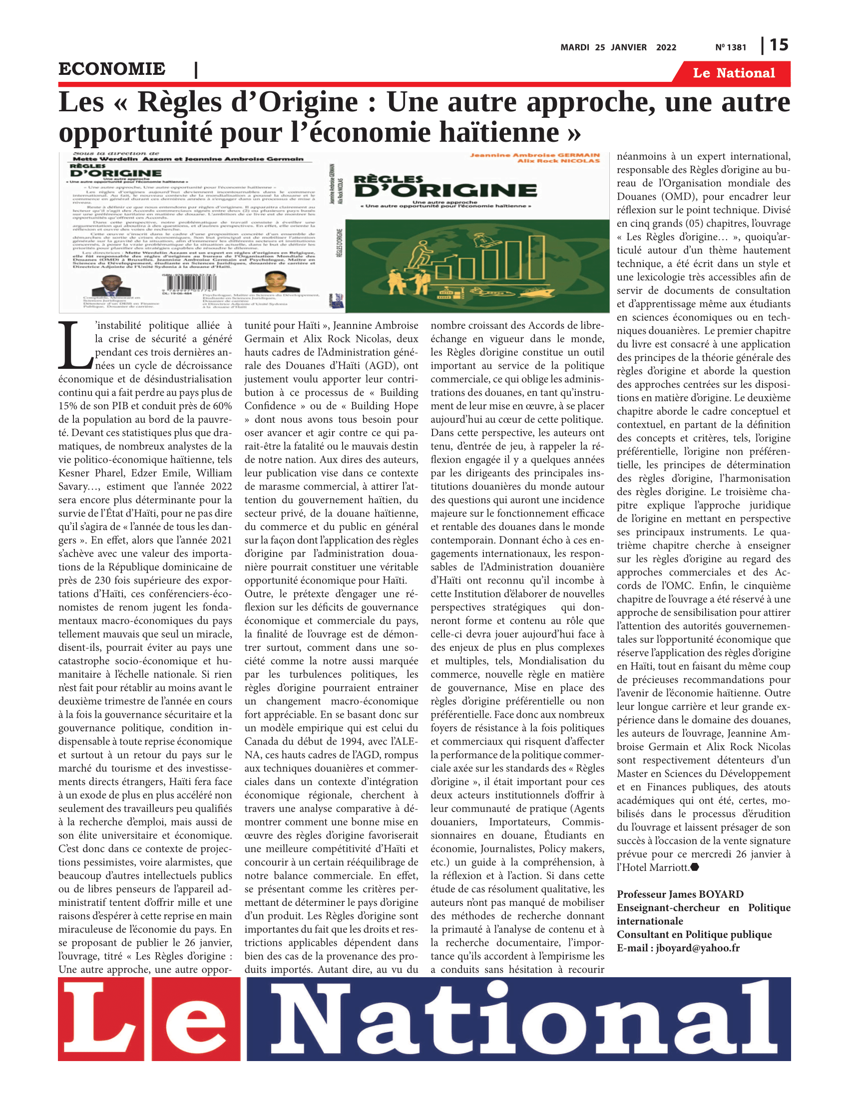 Page 15 de l'édition 1381