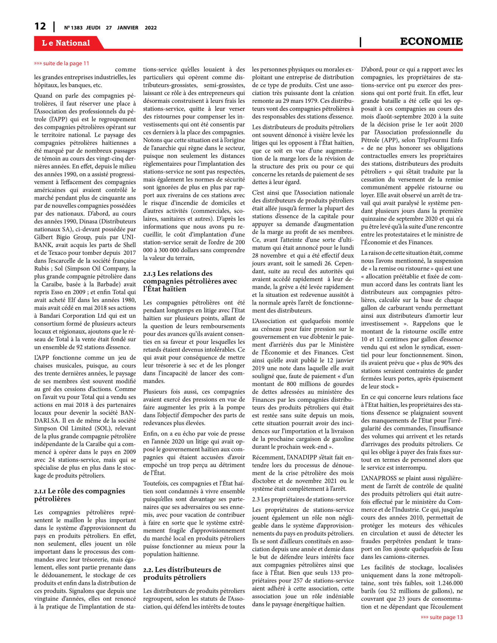 Page 12 de l'édition 1384