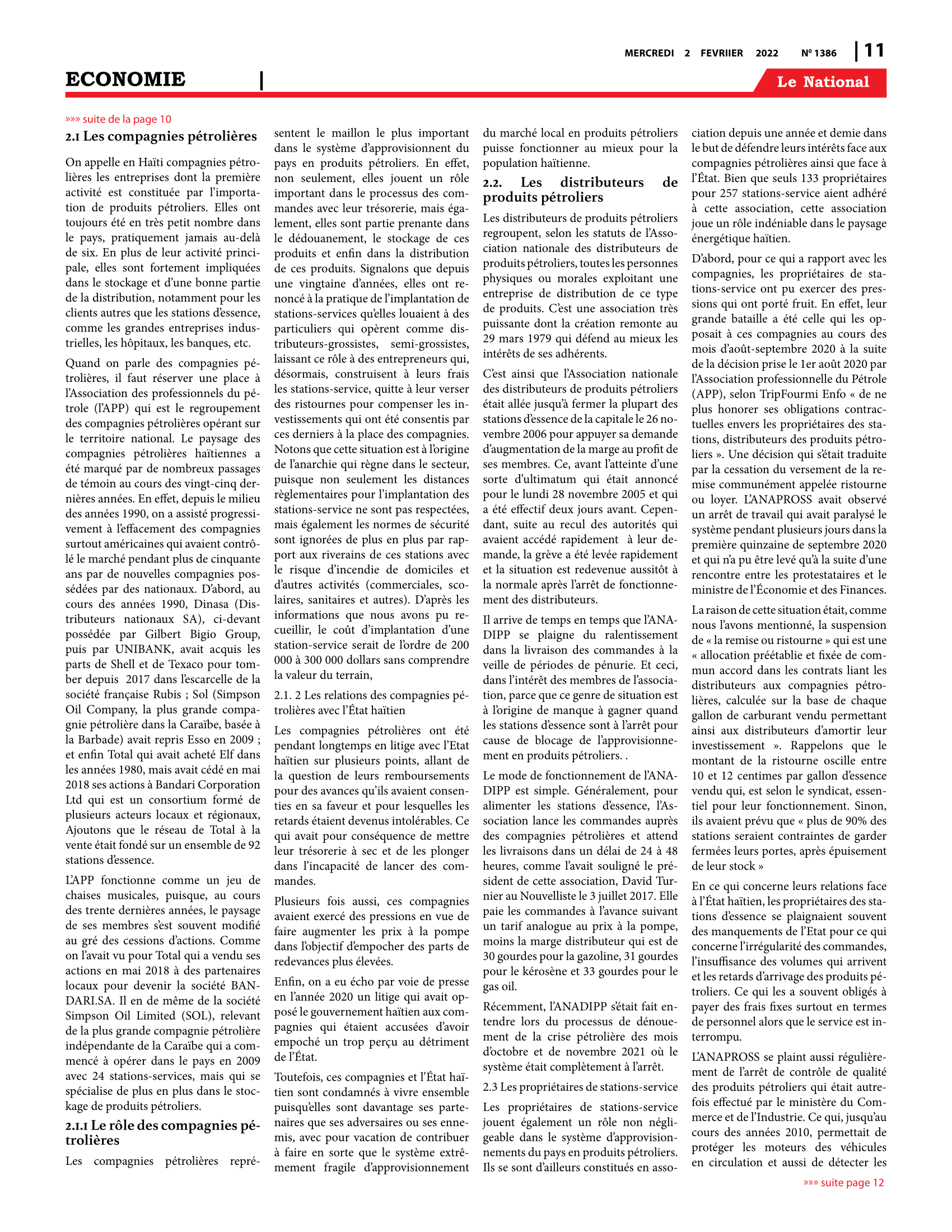 Page 11 de l'édition 1386