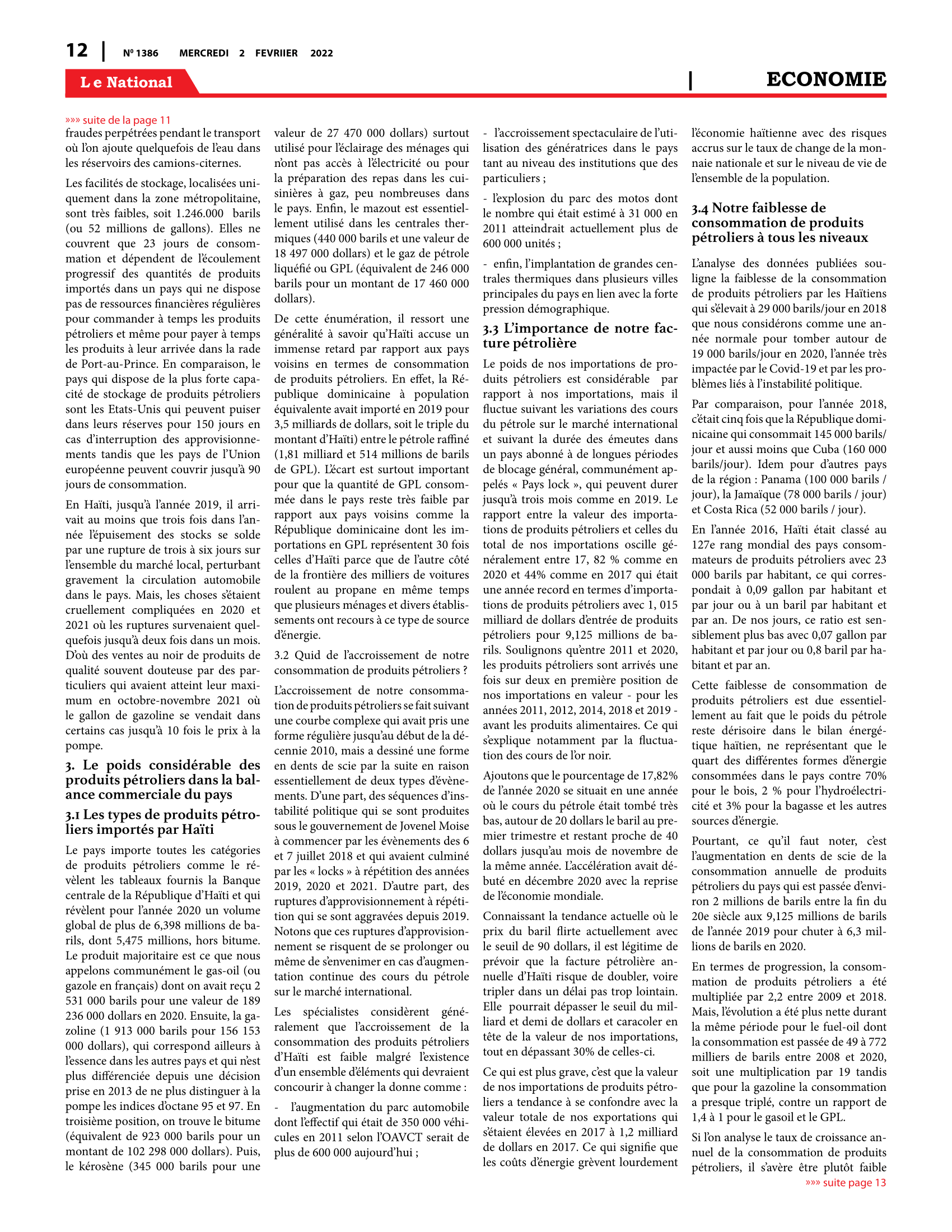 Page 12 de l'édition 1386