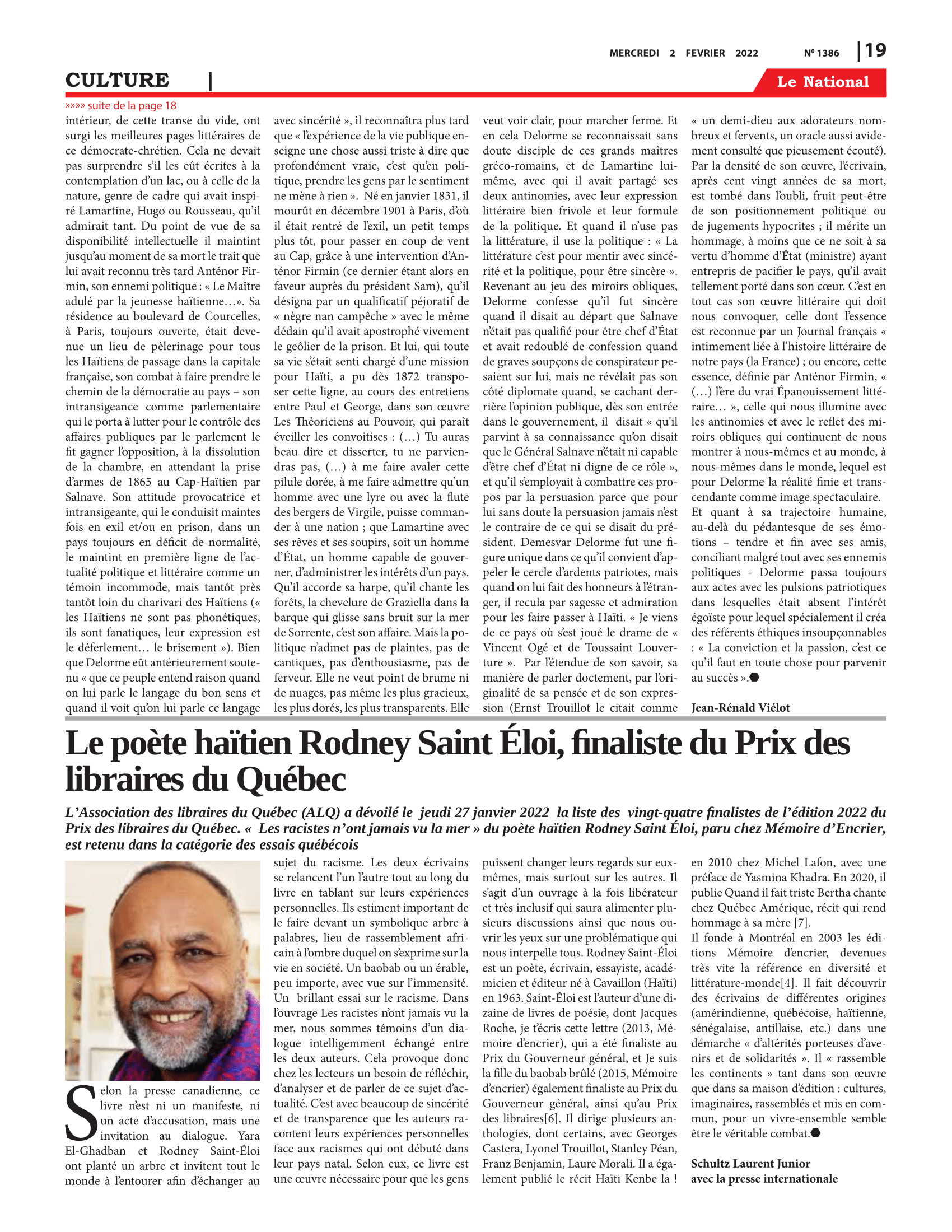 Page 19 de l'édition 1386