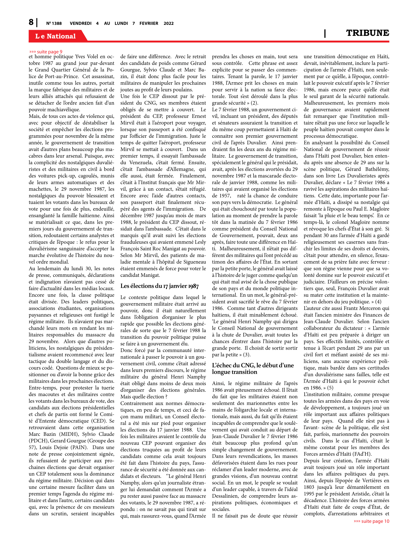 Page 8 de l'édition 1388