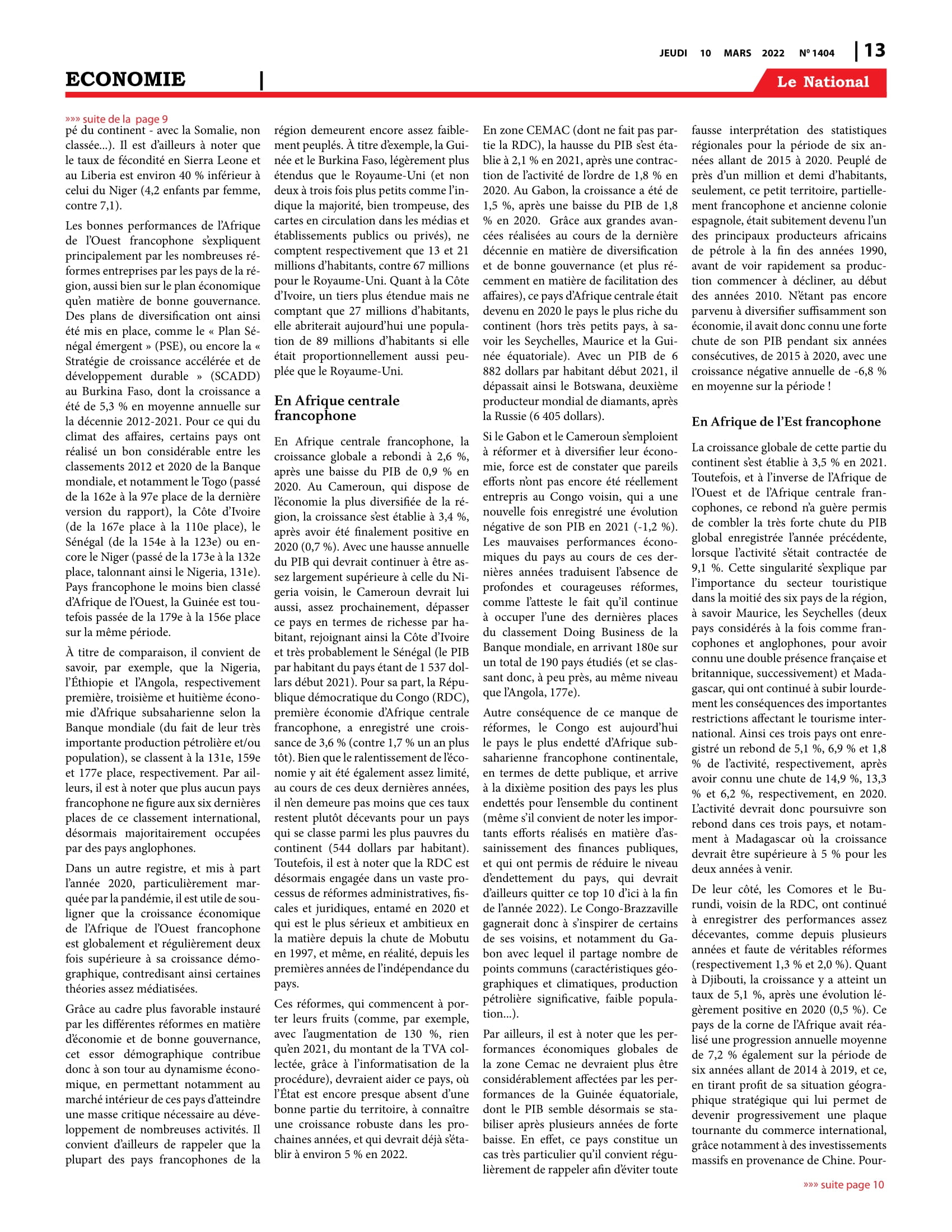 Page 13 de l'édition 1404