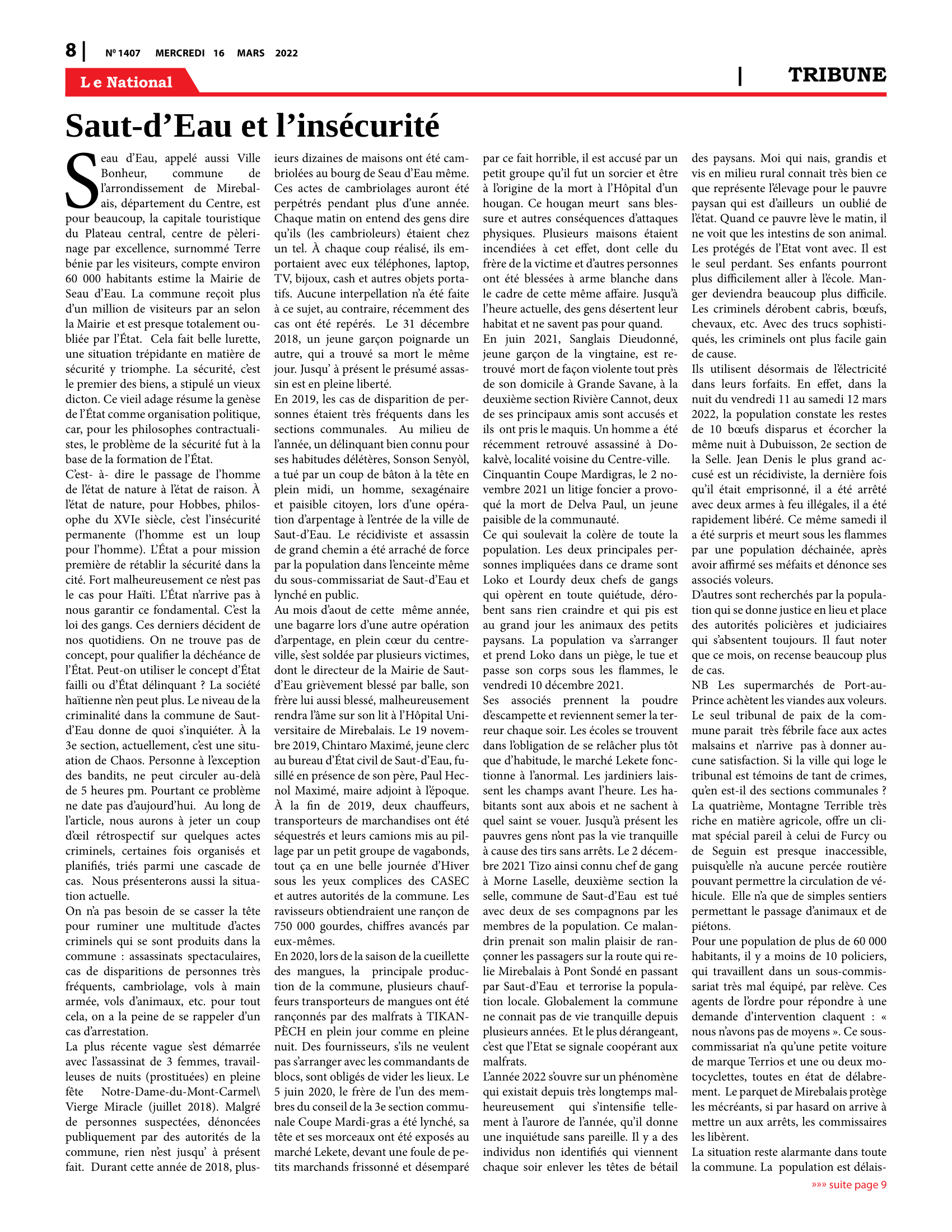 Page 8 de l'édition 1407