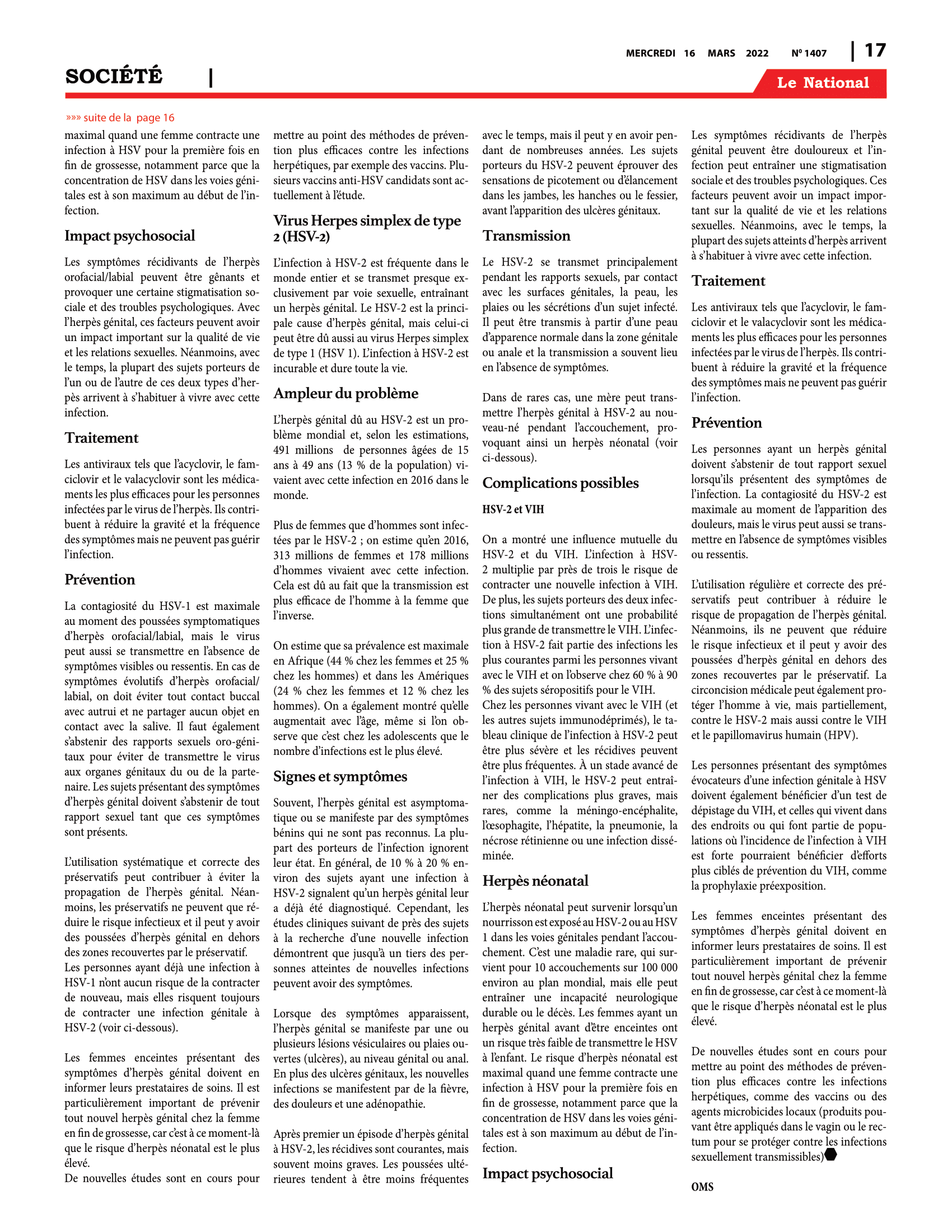 Page 17 de l'édition 1407