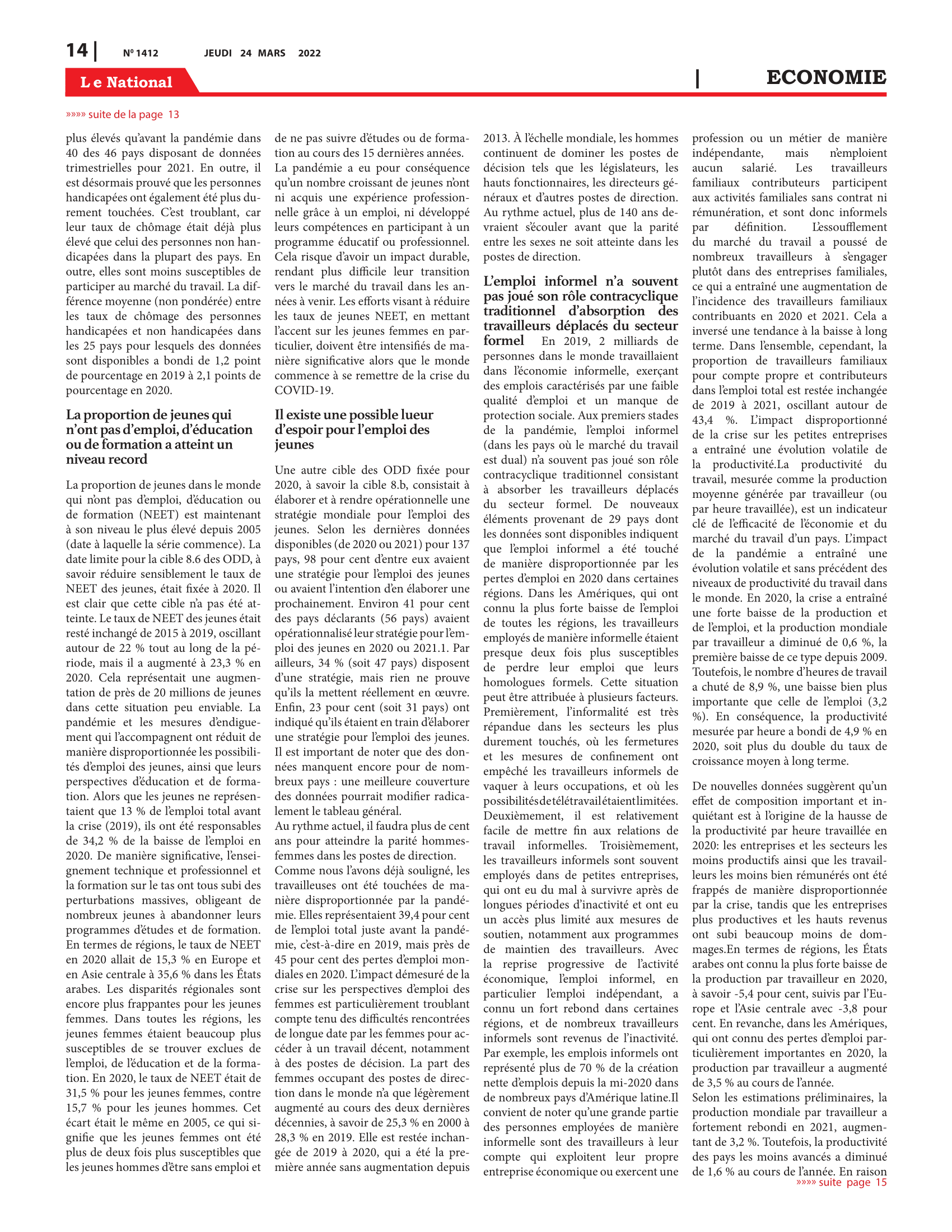 Page 14 de l'édition 1412