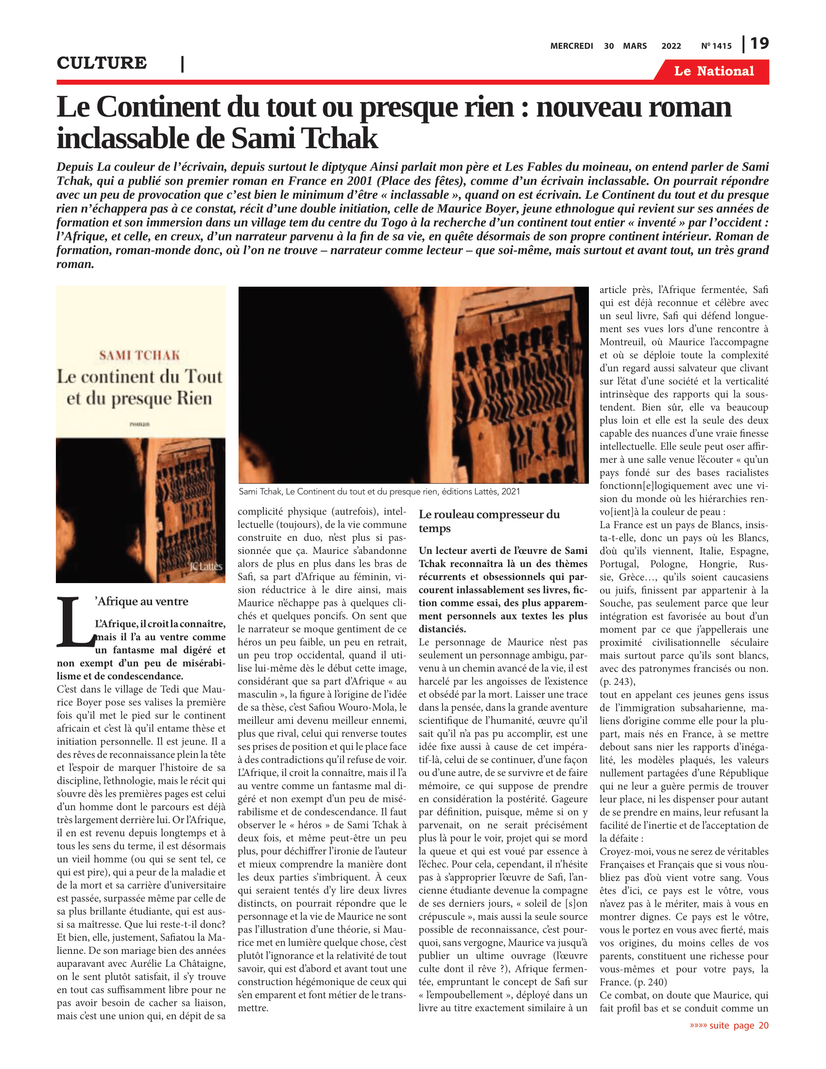 Page 19 de l'édition 1415