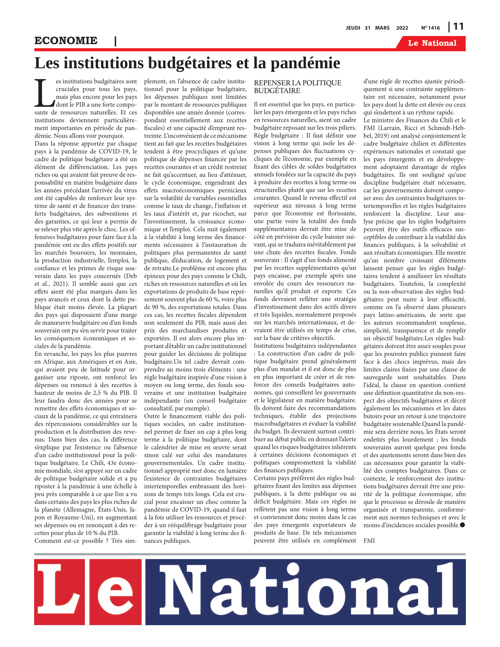 Page 11 de l'édition 1416
