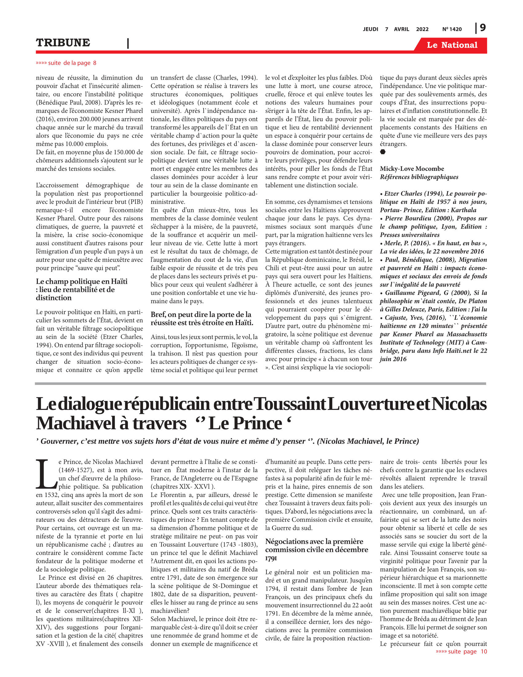 Page 9 de l'édition 1420