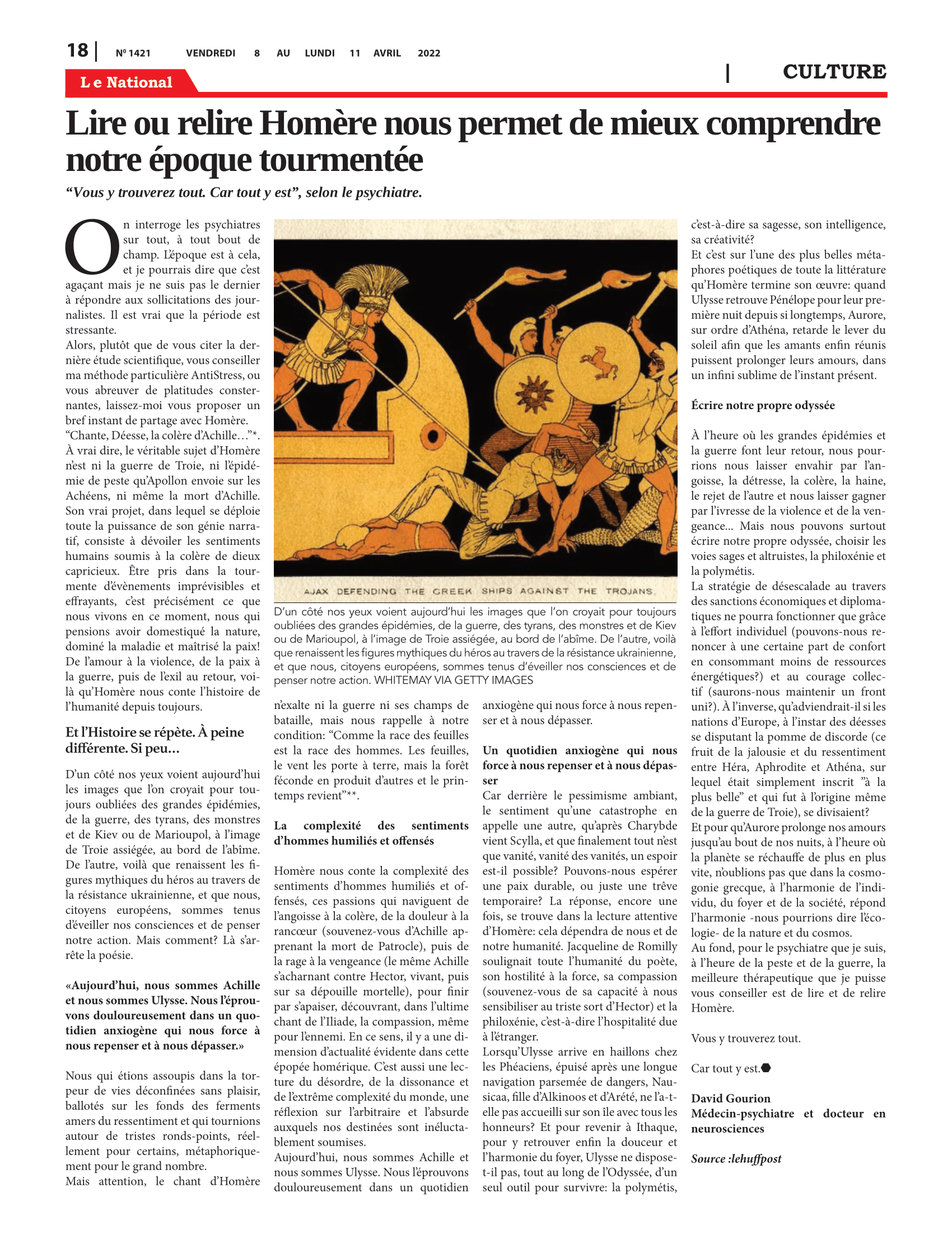 Page 18 de l'édition 1421