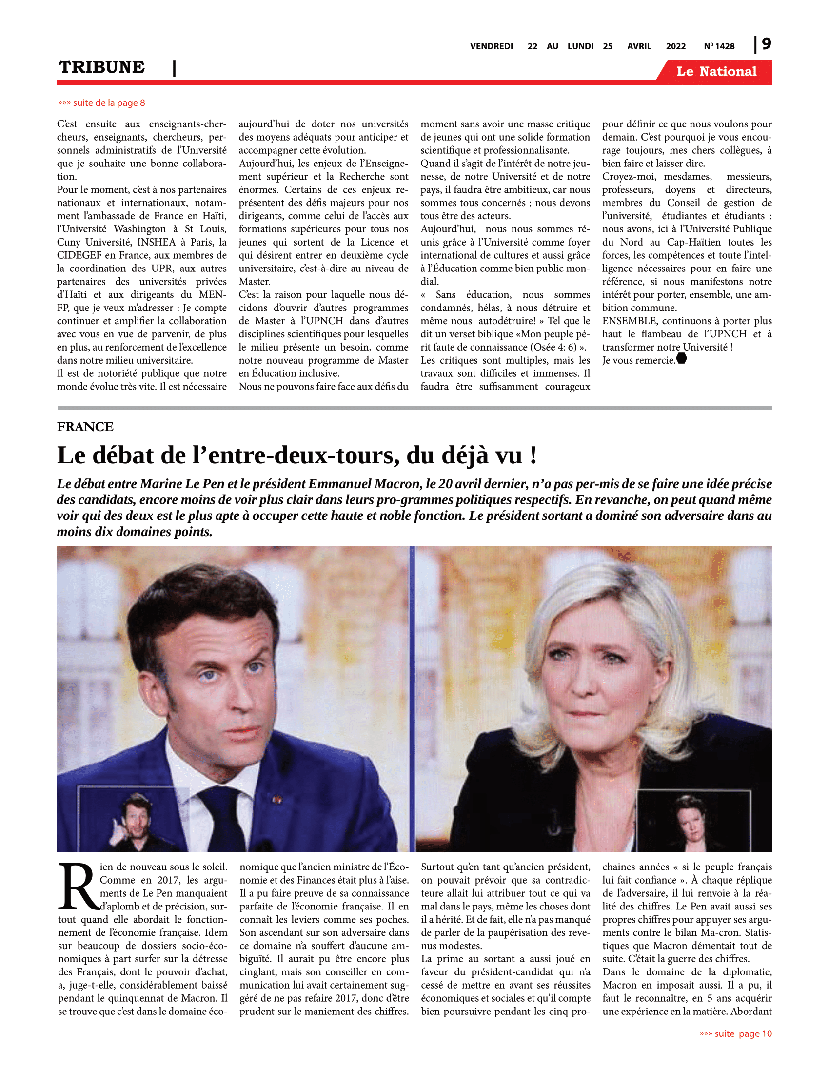 Page 9 de l'édition 1428