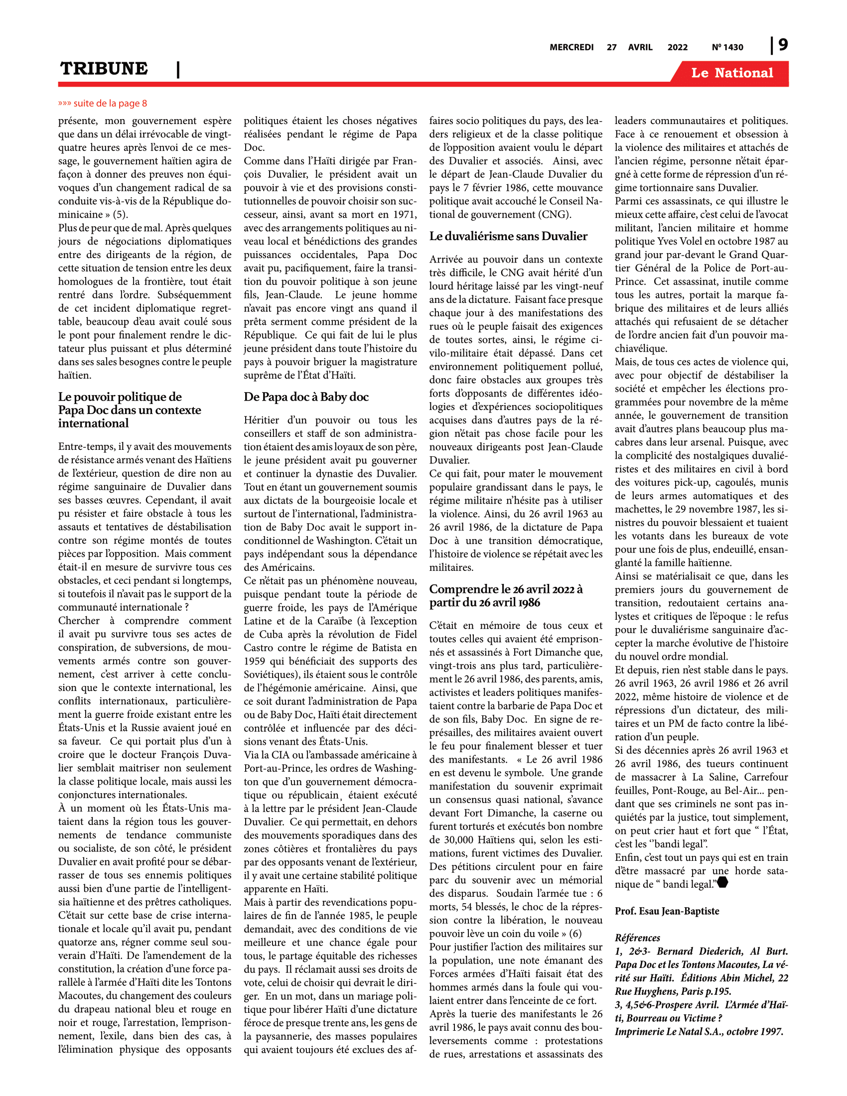 Page 9 de l'édition 1430