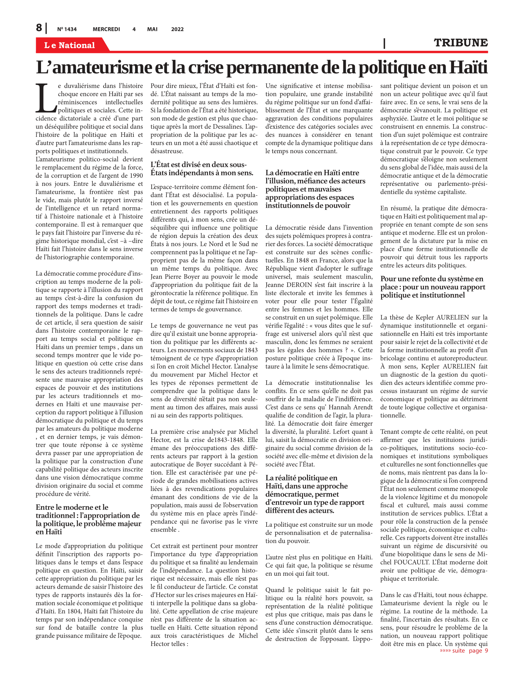 Page 8 de l'édition 1434