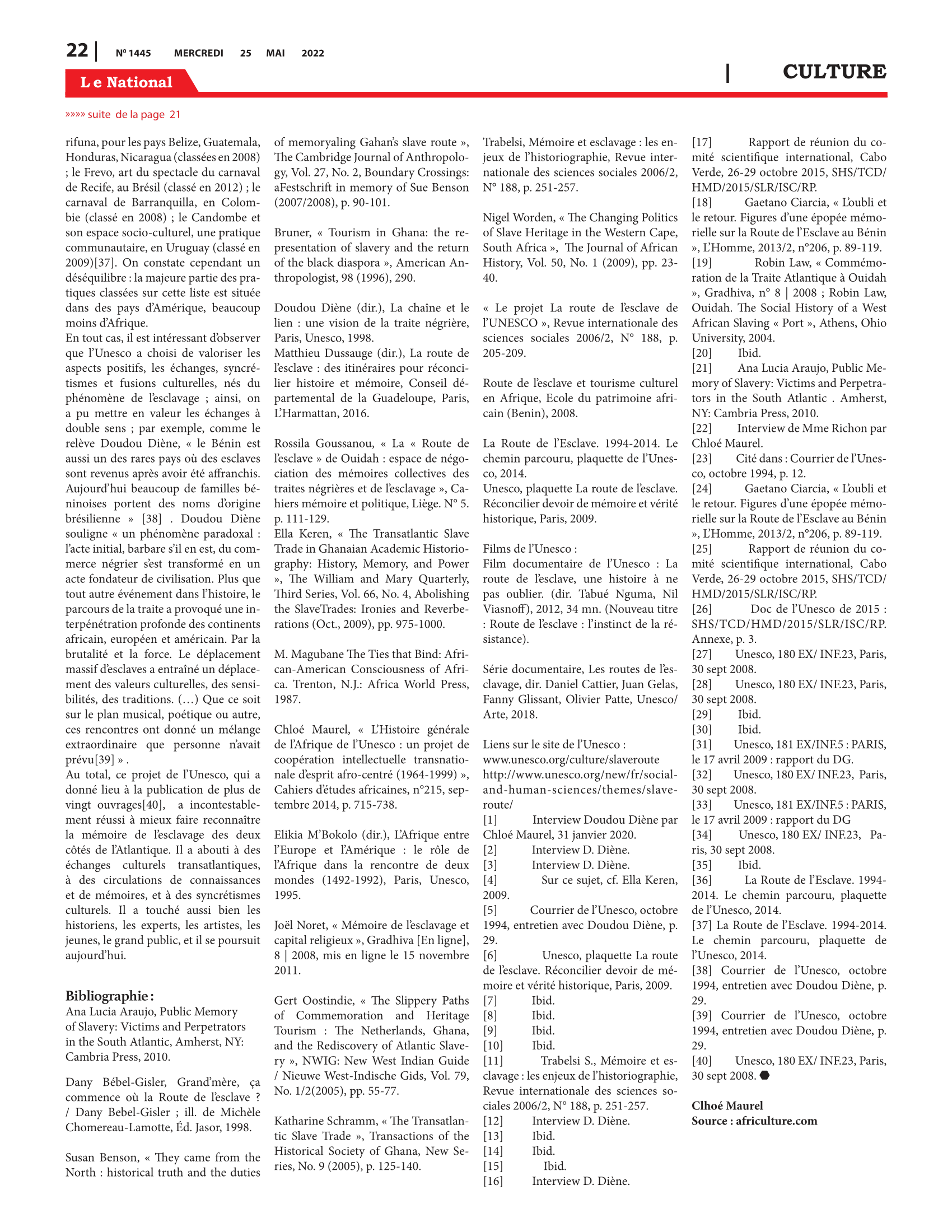 Page 22 de l'édition 1445